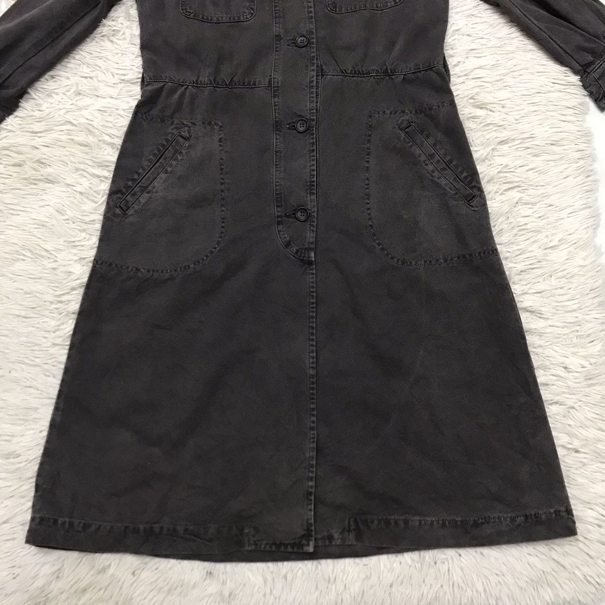 Japanese Brand Vintage Cocue Denim shirt dress jacket for women Size XS / US 0-2 / IT 36-38 - 9 Thumbnail