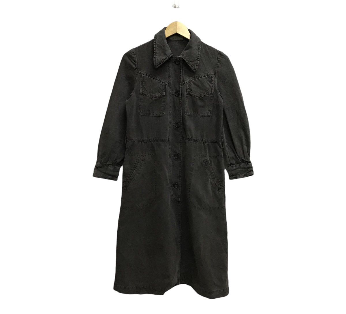 Japanese Brand Vintage Cocue Denim shirt dress jacket for women Size XS / US 0-2 / IT 36-38 - 1 Thumbnail