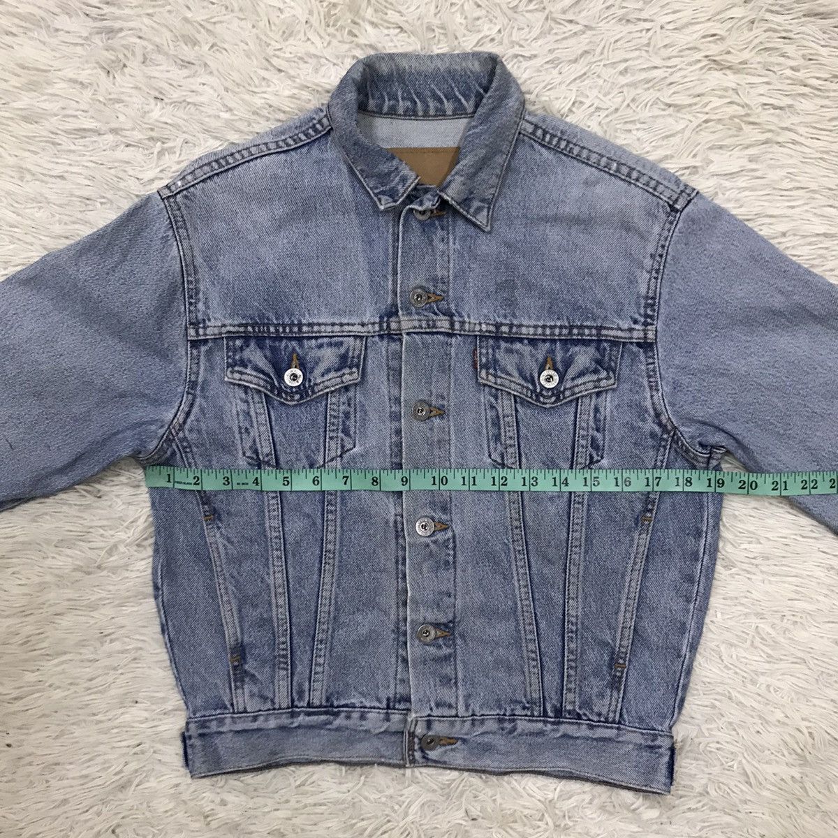 Levi's × Levi's Vintage Clothing × Vintage Vintage 90s Levis Trucker Denim Jacket Size S / US 4 / IT 40 - 10 Thumbnail