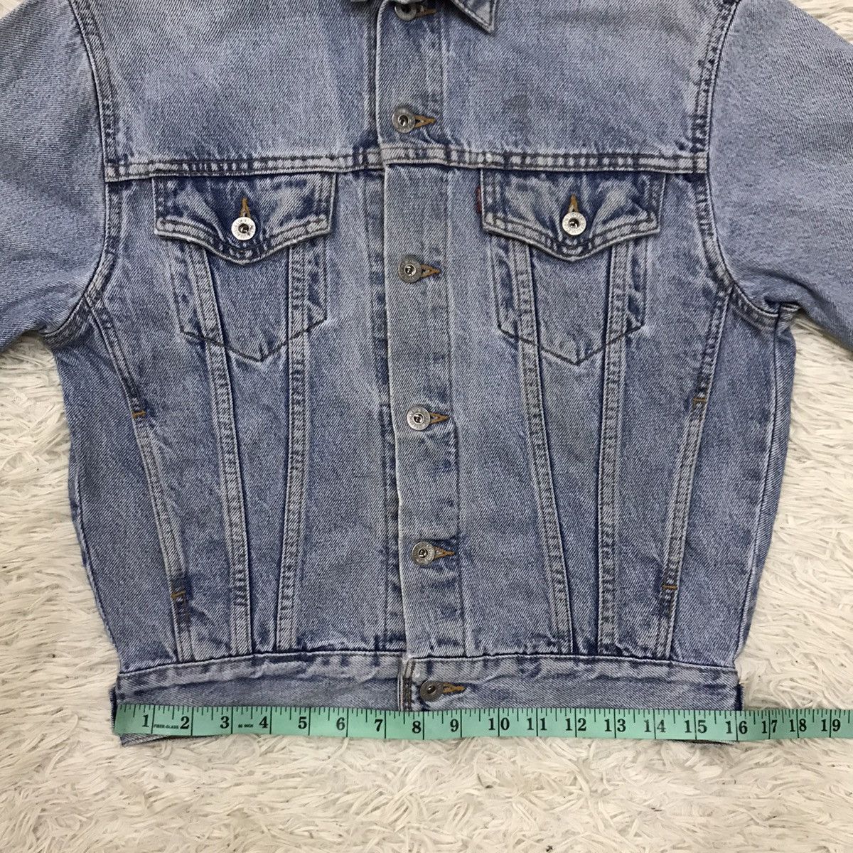 Levi's × Levi's Vintage Clothing × Vintage Vintage 90s Levis Trucker Denim Jacket Size S / US 4 / IT 40 - 11 Thumbnail