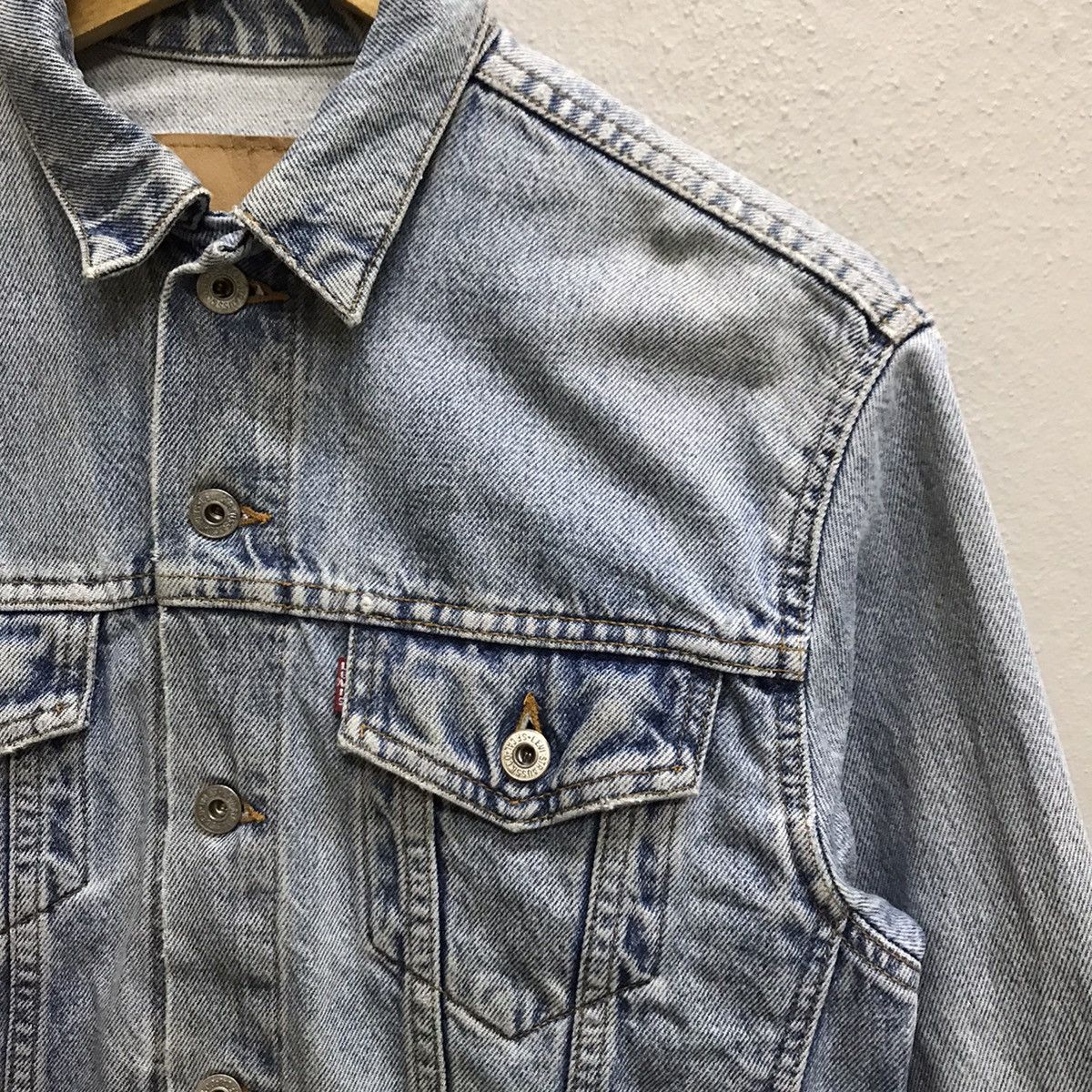 Levi's × Levi's Vintage Clothing × Vintage Vintage 90s Levis Trucker Denim Jacket Size S / US 4 / IT 40 - 5 Thumbnail
