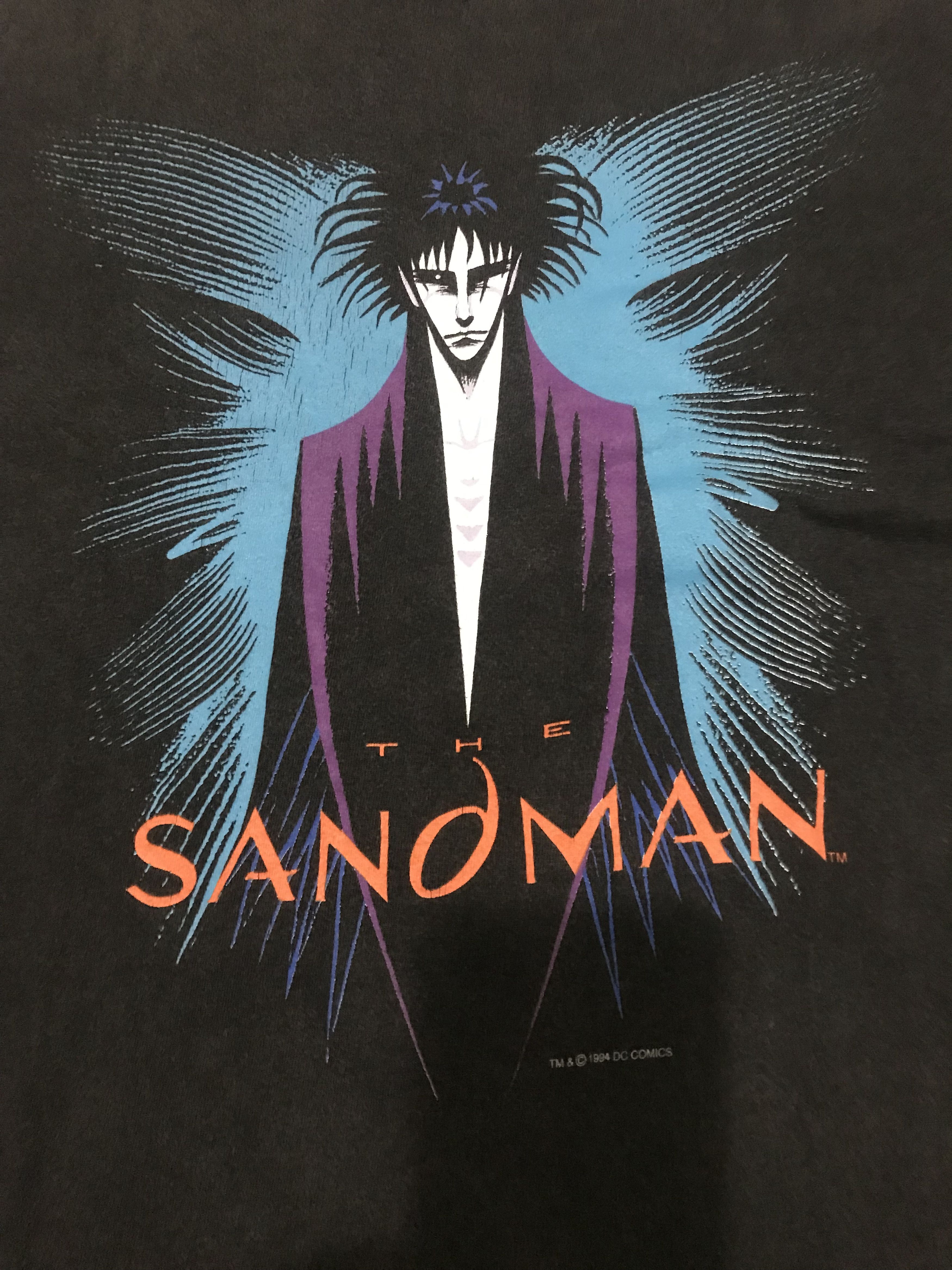 DC Comics Vintage 90's The Sandman Dc Comics Graphitti TShirt Size US XL / EU 56 / 4 - 4 Thumbnail