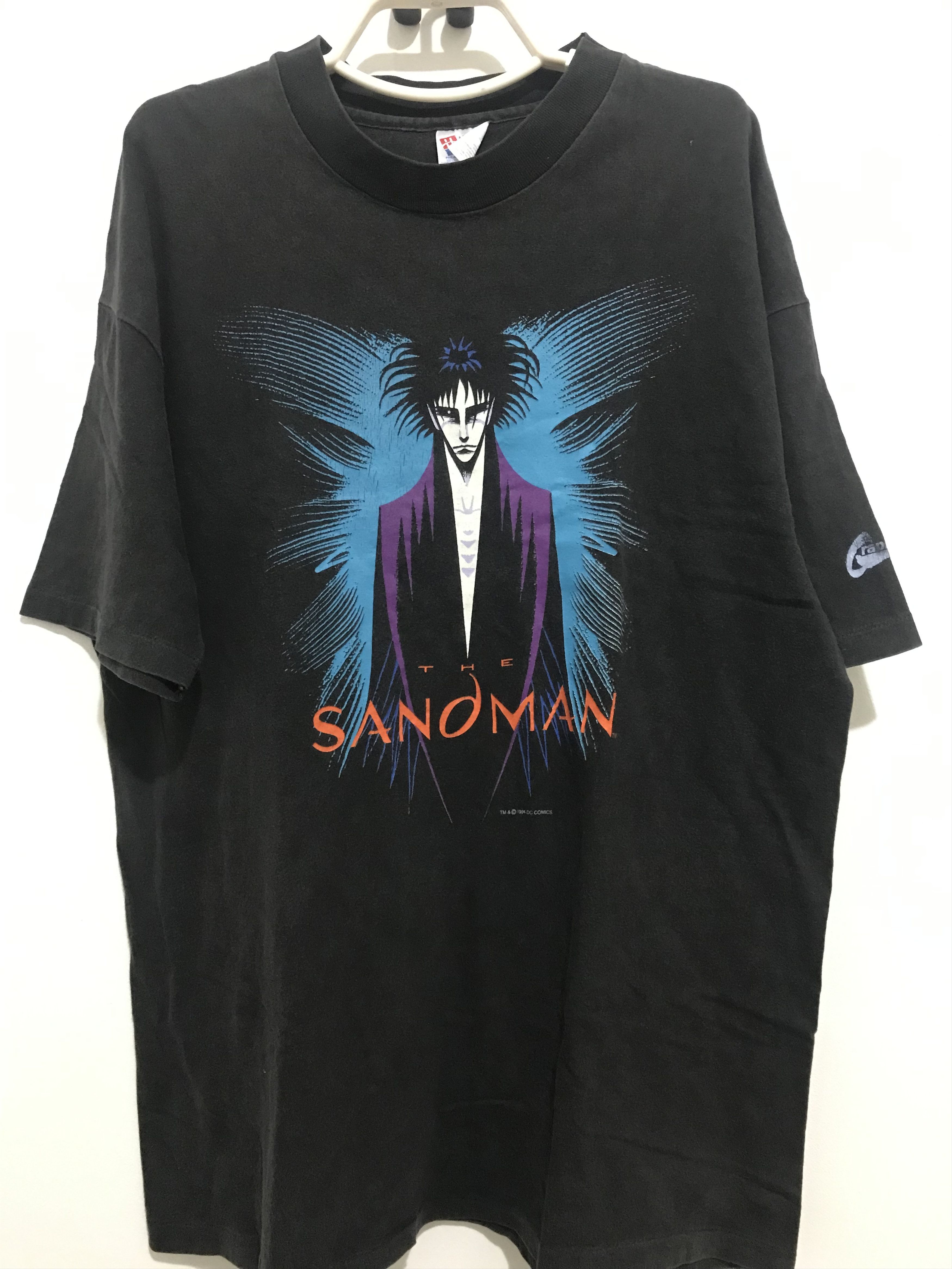 DC Comics Vintage 90's The Sandman Dc Comics Graphitti TShirt Size US XL / EU 56 / 4 - 1 Thumbnail