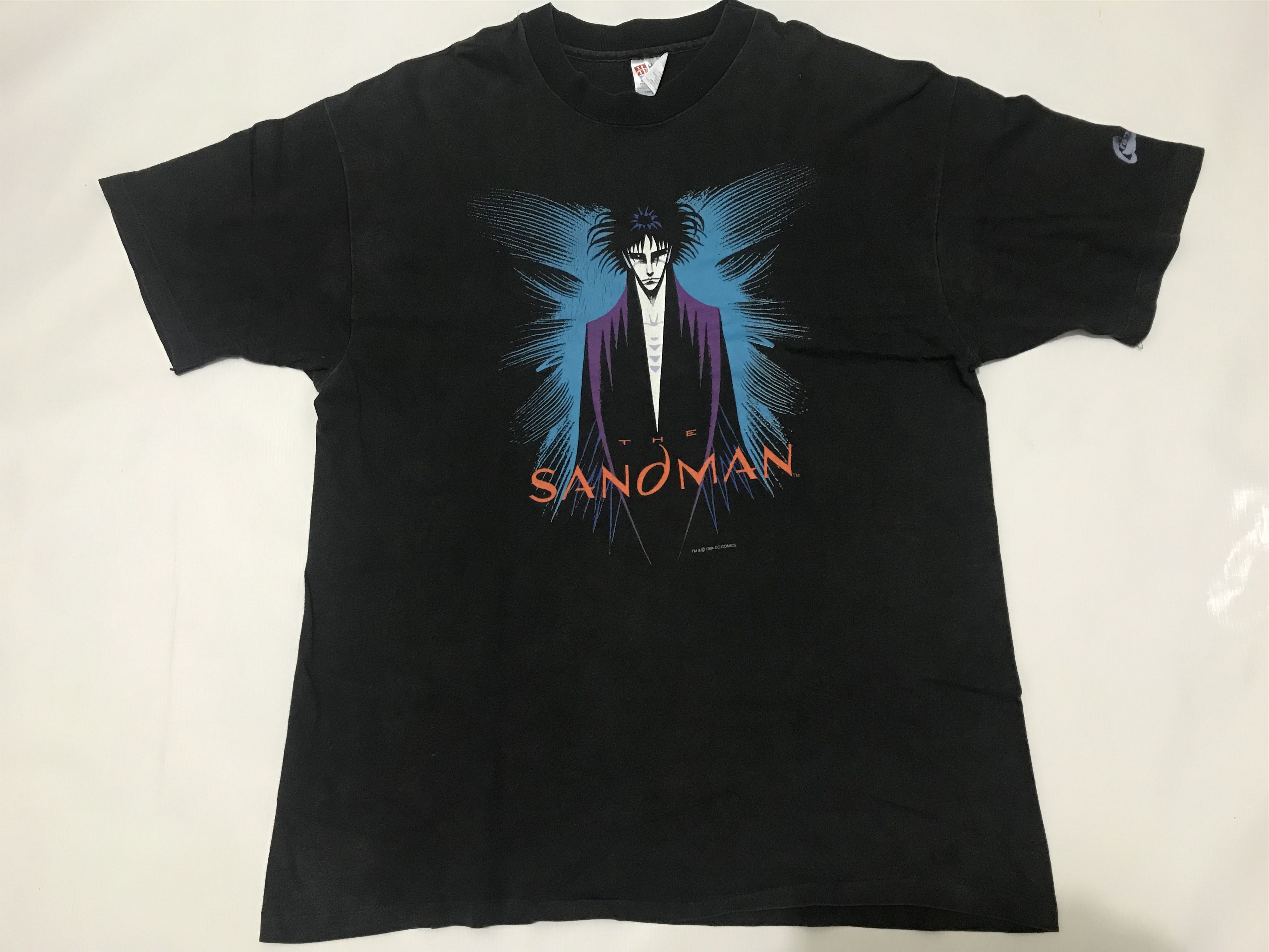 DC Comics Vintage 90's The Sandman Dc Comics Graphitti TShirt Size US XL / EU 56 / 4 - 8 Thumbnail