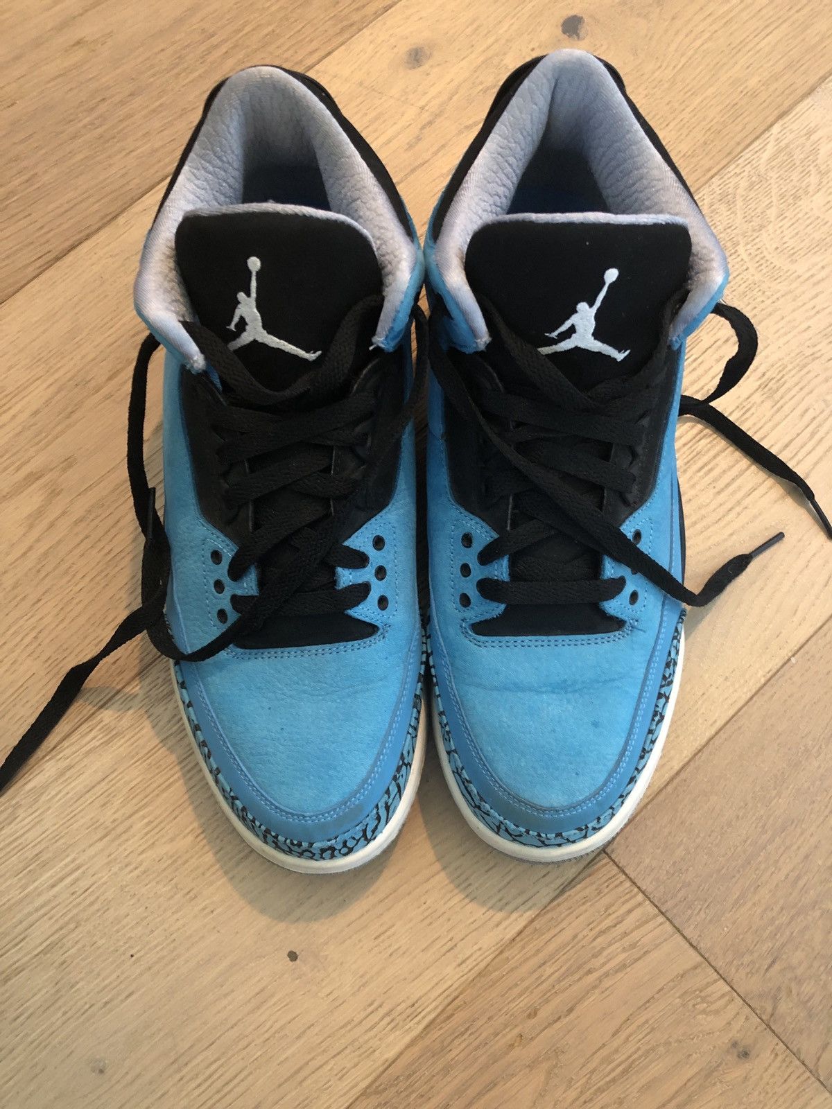 Jordan Brand Air Jordan 3 Powder Blue Size US 10.5 / EU 43-44 - 3 Thumbnail