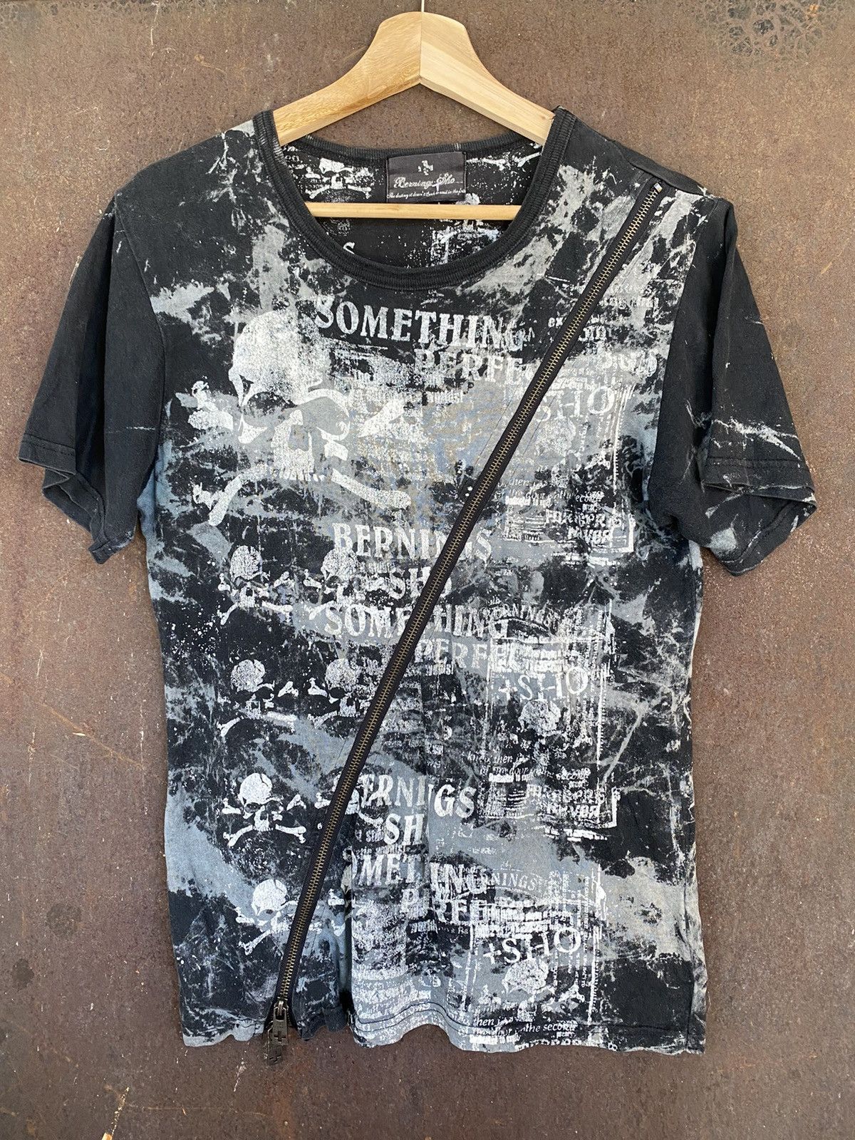 image of Seditionaries Sho Bernings Punk Designer Shirt Inspired Vivienne Westwood in Black (Size Small)