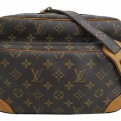 Louis Vuitton Monogram Cartesier Shoulder Bag M51252 Brown PVC Leather in  2023