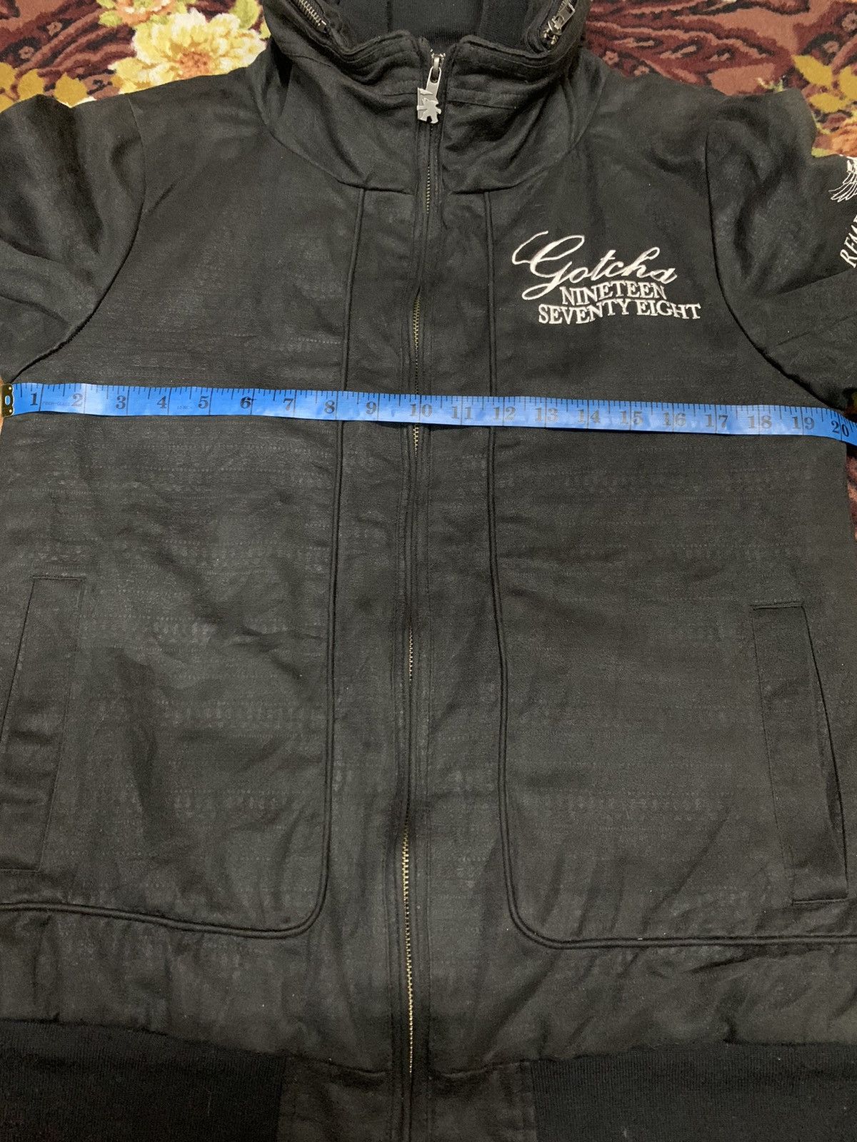 Gotcha Gotcha Hidden Hoodie Zipper Fleece Lining back embroidery Size US S / EU 44-46 / 1 - 11 Thumbnail