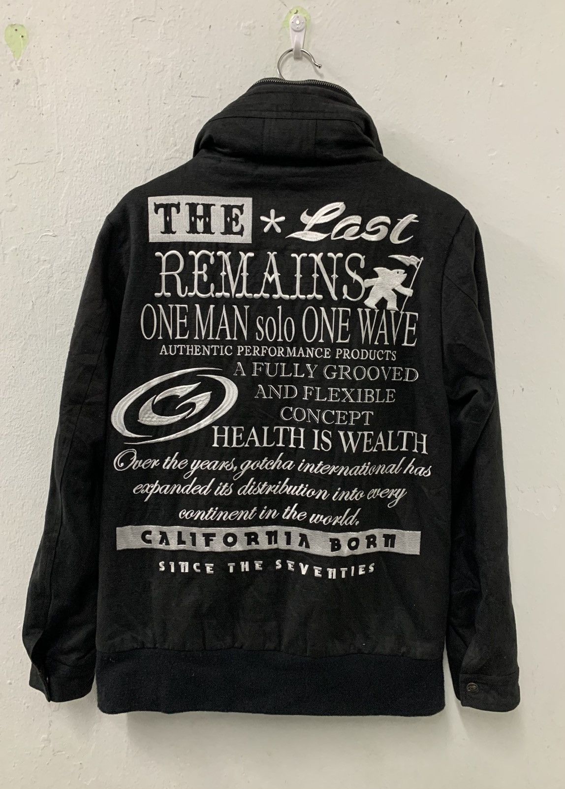 Gotcha Gotcha Hidden Hoodie Zipper Fleece Lining back embroidery Size US S / EU 44-46 / 1 - 2 Thumbnail