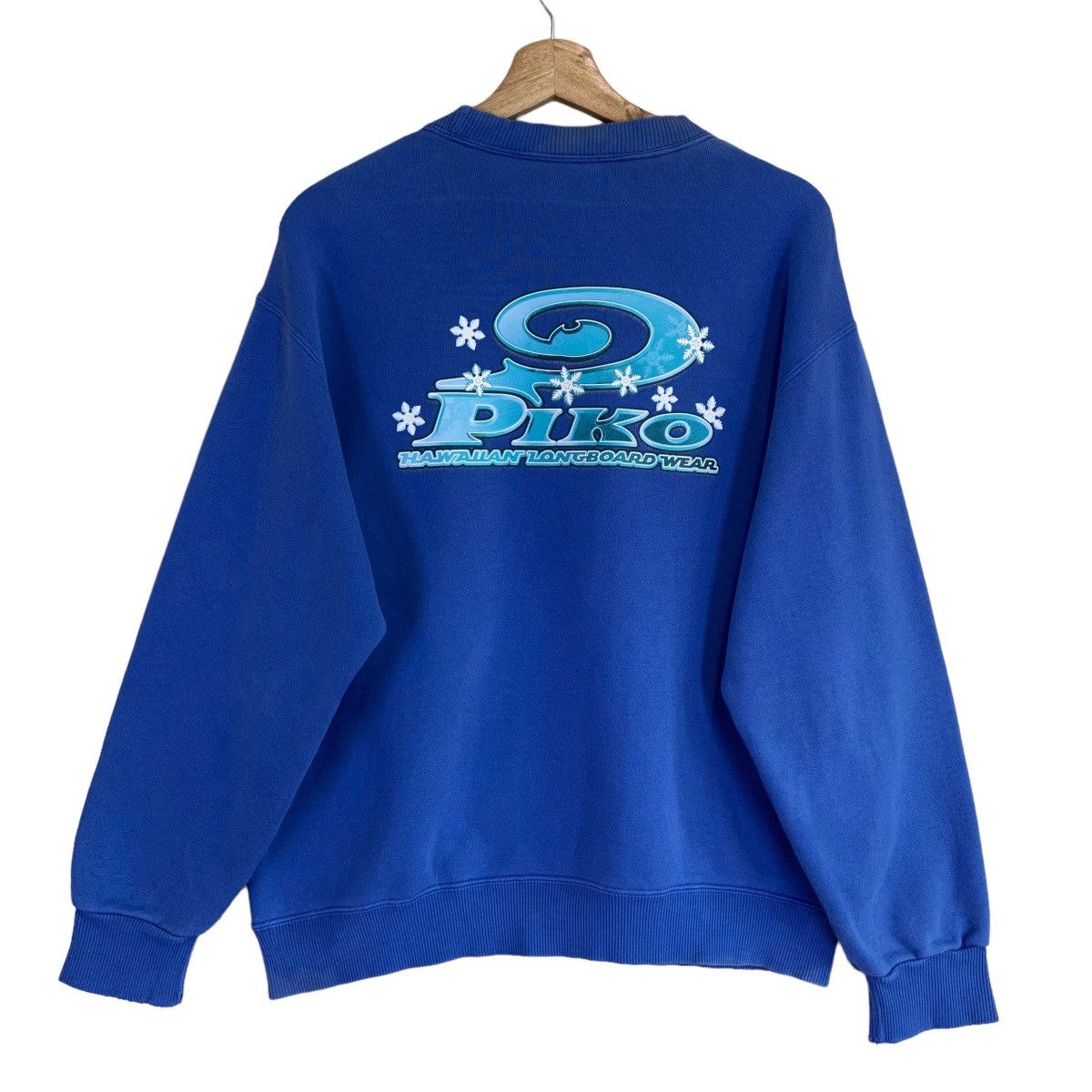 Vintage 90’s Piko Surf Hawaiian Longboard Wear Crewneck Sweatshirt Size US M / EU 48-50 / 2 - 1 Thumbnail