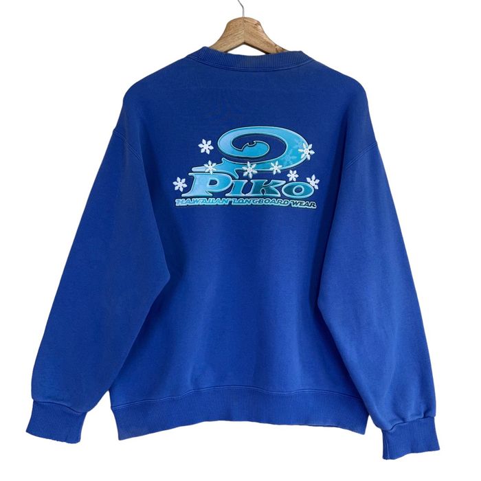 Vintage 90's Piko Surf Hawaiian Longboard Wear Crewneck Sweatshirt