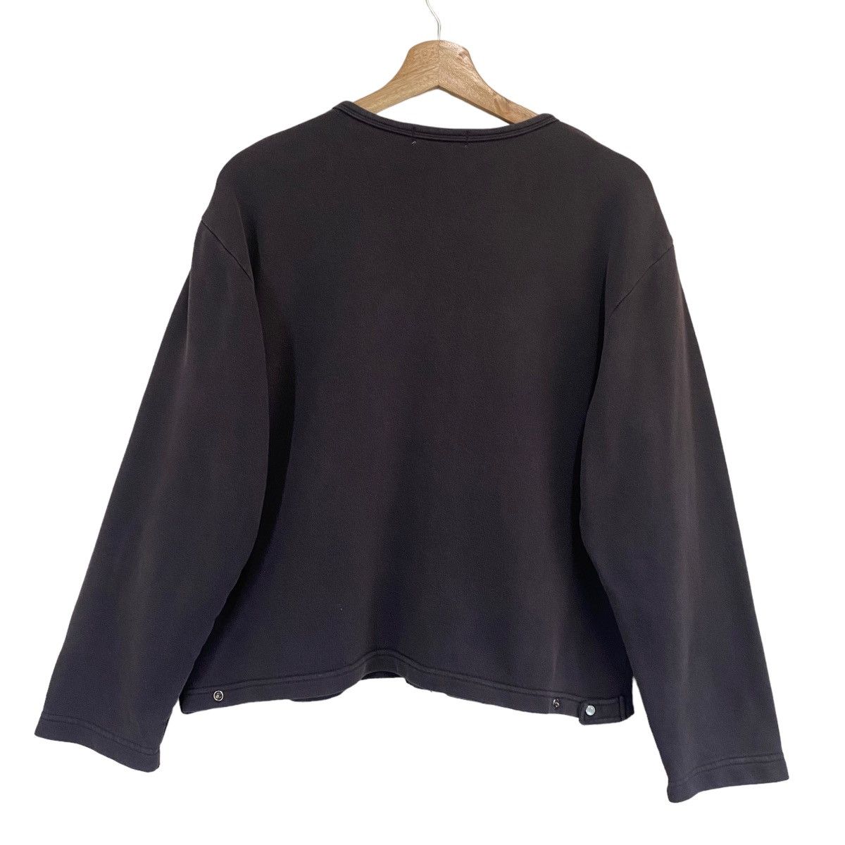 Vintage × agnes b. Vintage 90s Cecilene Snap Button Cardigan Size M Size M / US 6-8 / IT 42-44 - 6 Thumbnail
