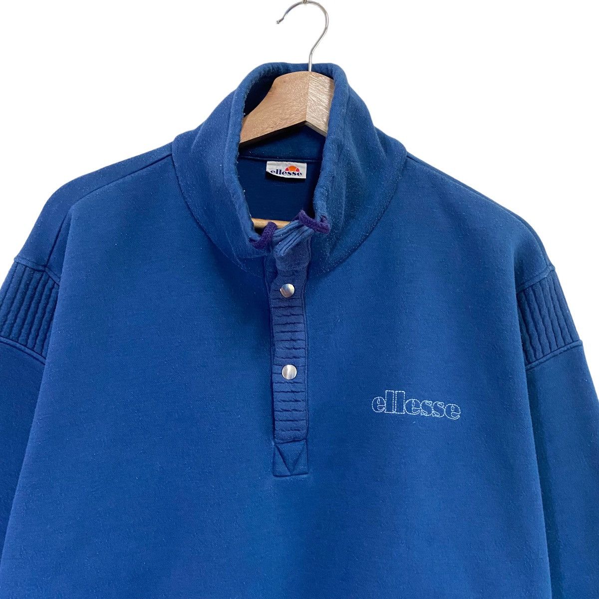 Ellesse × Vintage Vintage 90’s Ellesse Half Button Small Logo Sweatshirt Size US M / EU 48-50 / 2 - 4 Thumbnail