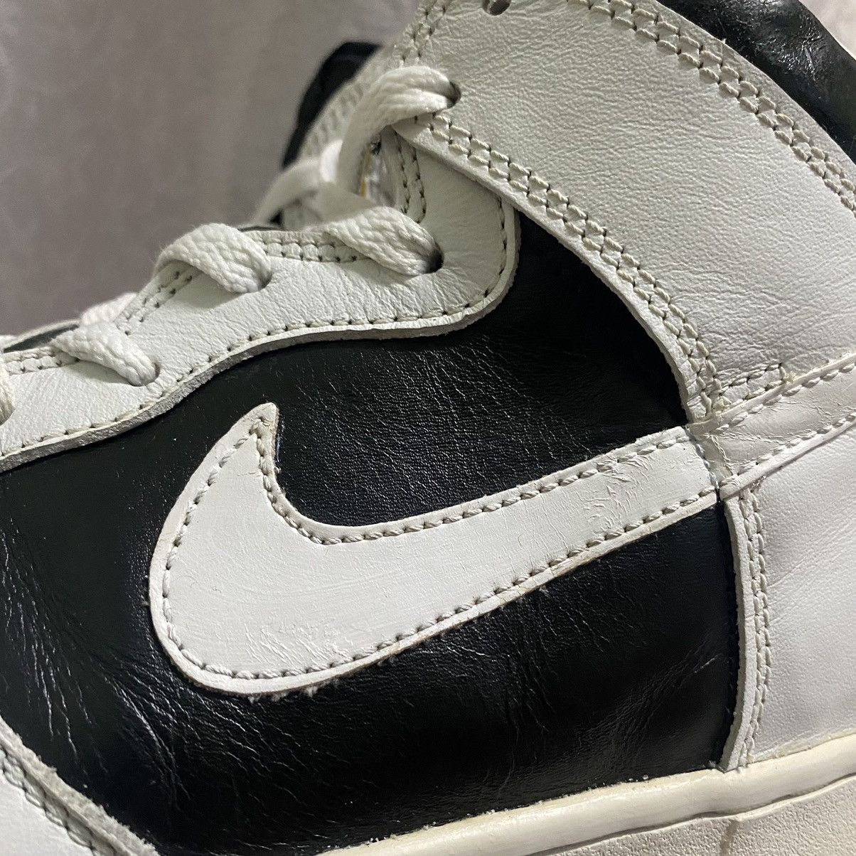 Nike Nike Dunk 1999 Stoormtrooper High Black White Rare Size US 9.5 / EU 42-43 - 4 Thumbnail