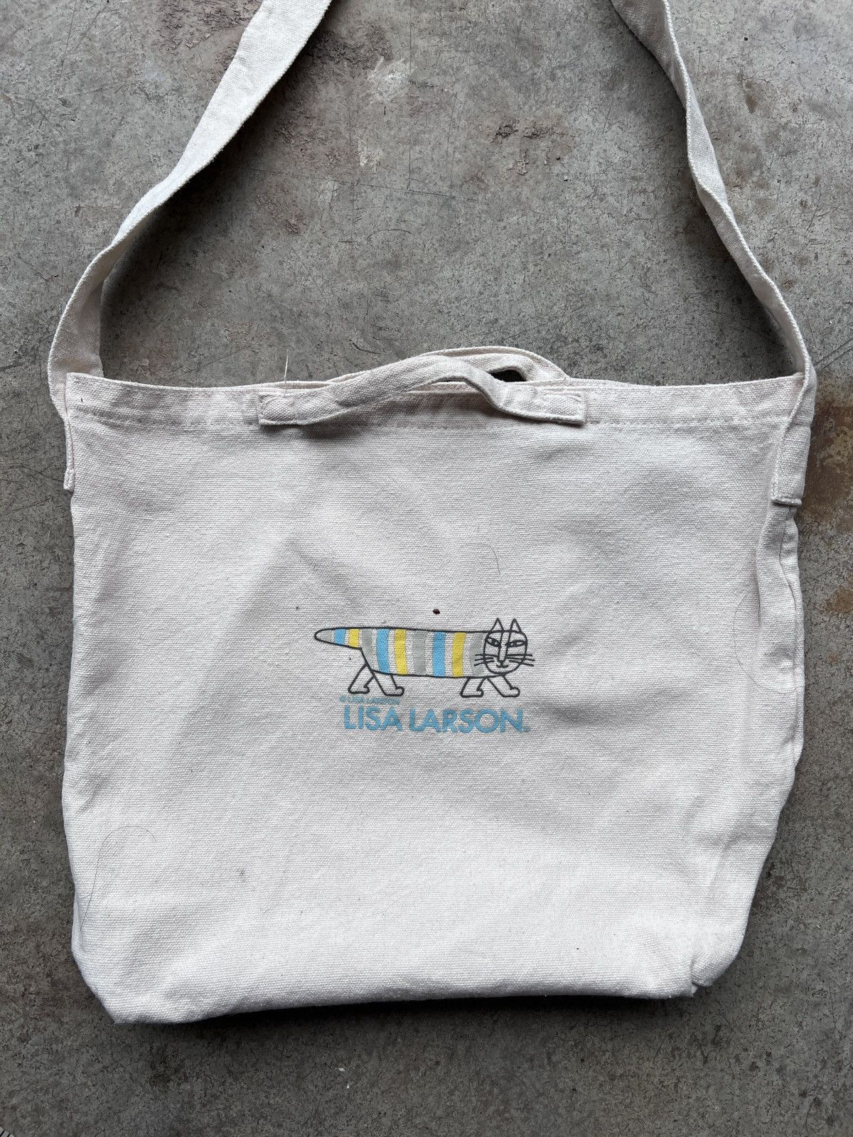 Japanese Brand Vintage Lisa Larson Canvas Sling Bag Size ONE SIZE - 2 Thumbnail
