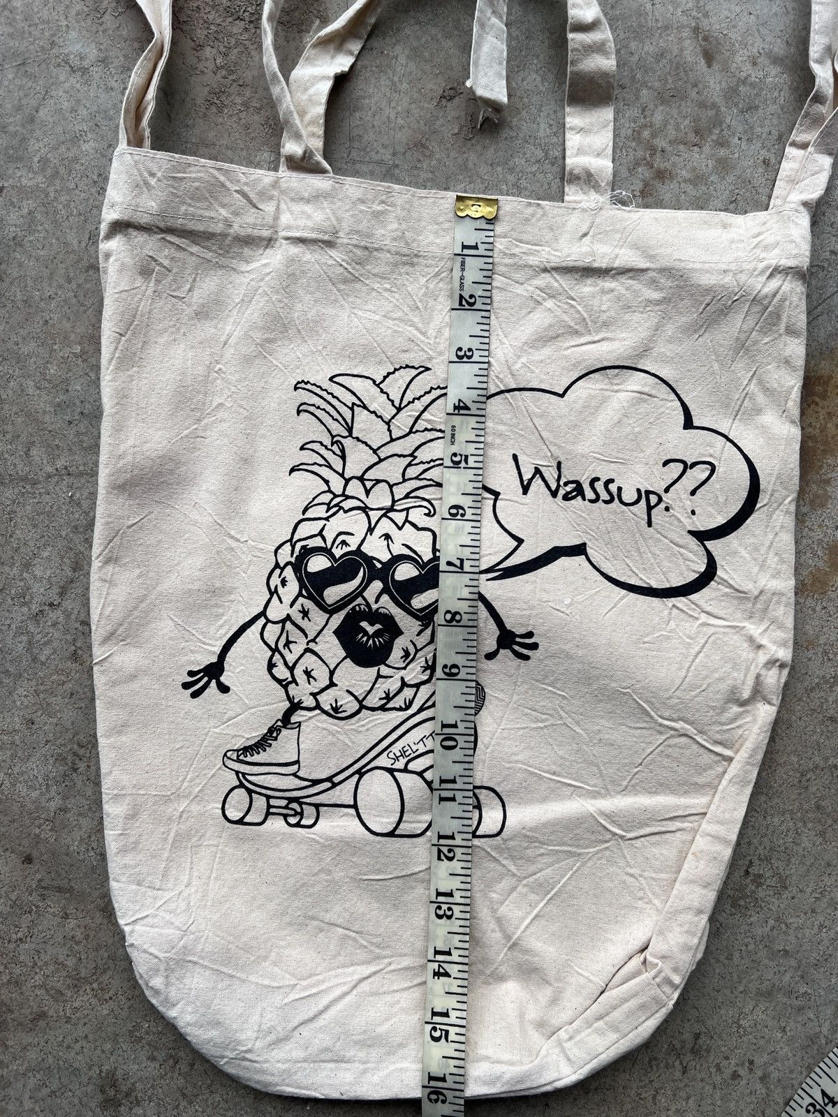 Vintage Vintage Shelter Pineapple Skate Canvas Tote / Sling bag Size ONE SIZE - 7 Thumbnail