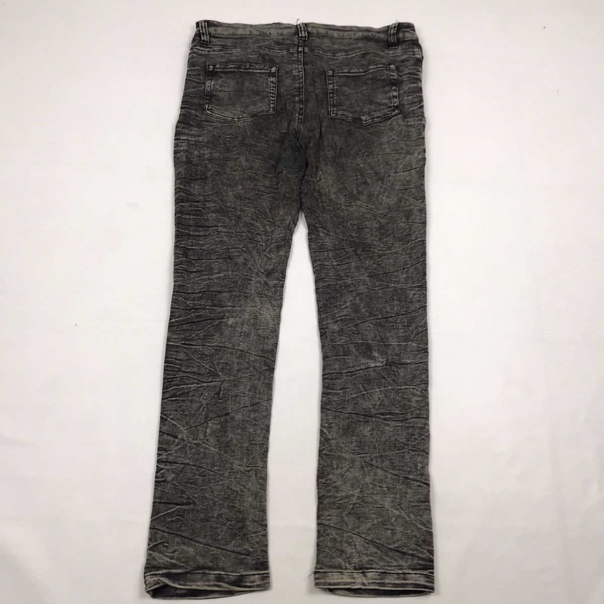 Japanese Brand Distressed Acid Wash Stretchable Jeans Size US 35 - 5 Thumbnail