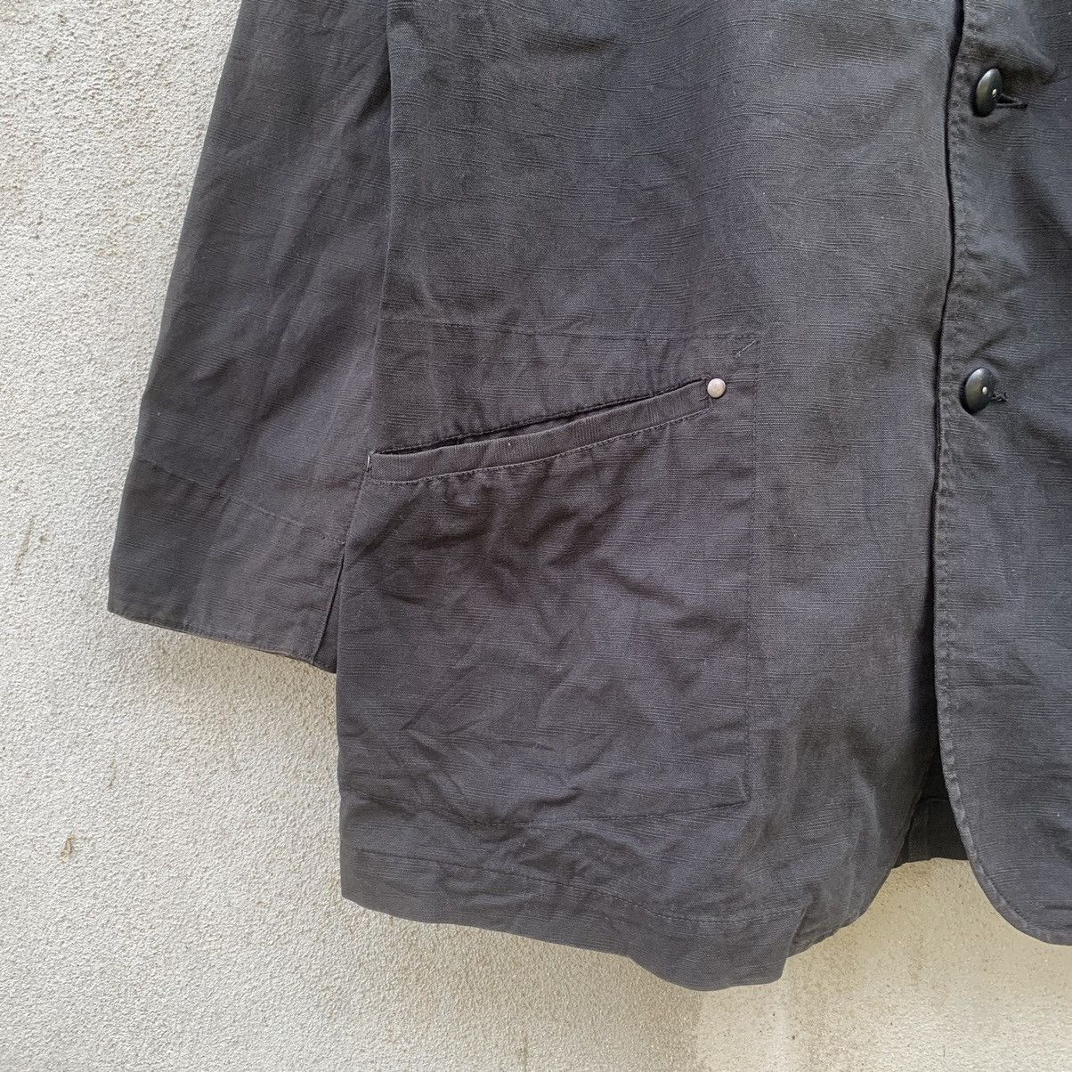 Brooklyn Clothing × Japanese Brand VINTAGE BROOKLYN OVERALL BLACK CANVAS JACKET & COAT Size US L / EU 52-54 / 3 - 4 Thumbnail