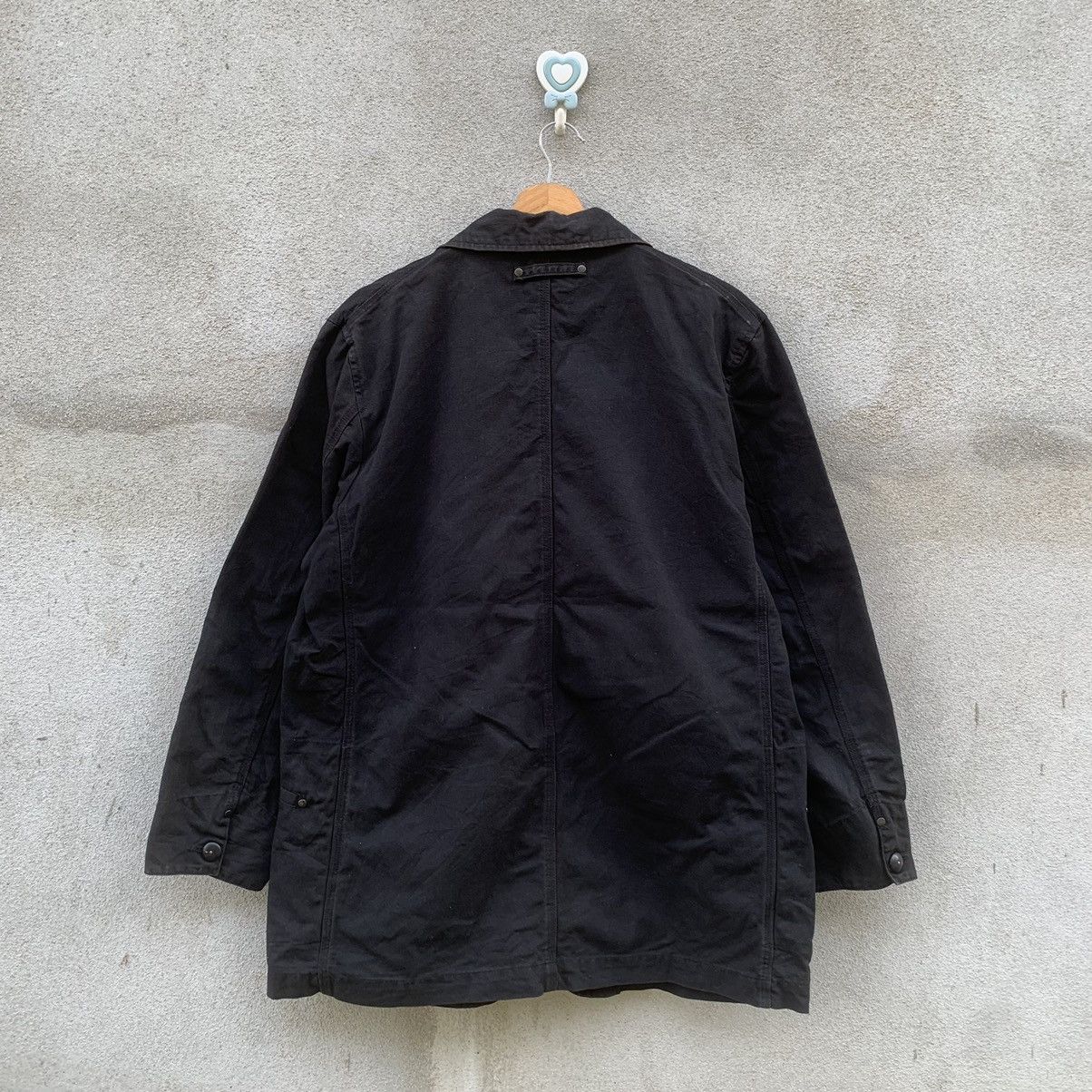 Brooklyn Clothing × Japanese Brand VINTAGE BROOKLYN OVERALL BLACK CANVAS JACKET & COAT Size US L / EU 52-54 / 3 - 8 Thumbnail