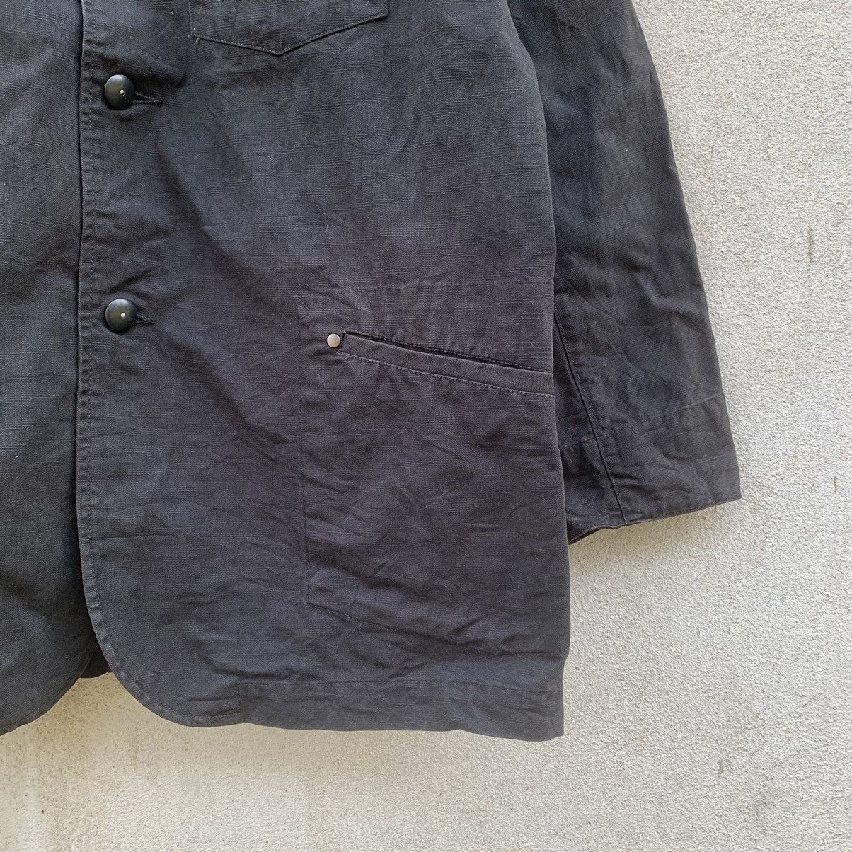 Brooklyn Clothing × Japanese Brand VINTAGE BROOKLYN OVERALL BLACK CANVAS JACKET & COAT Size US L / EU 52-54 / 3 - 5 Thumbnail