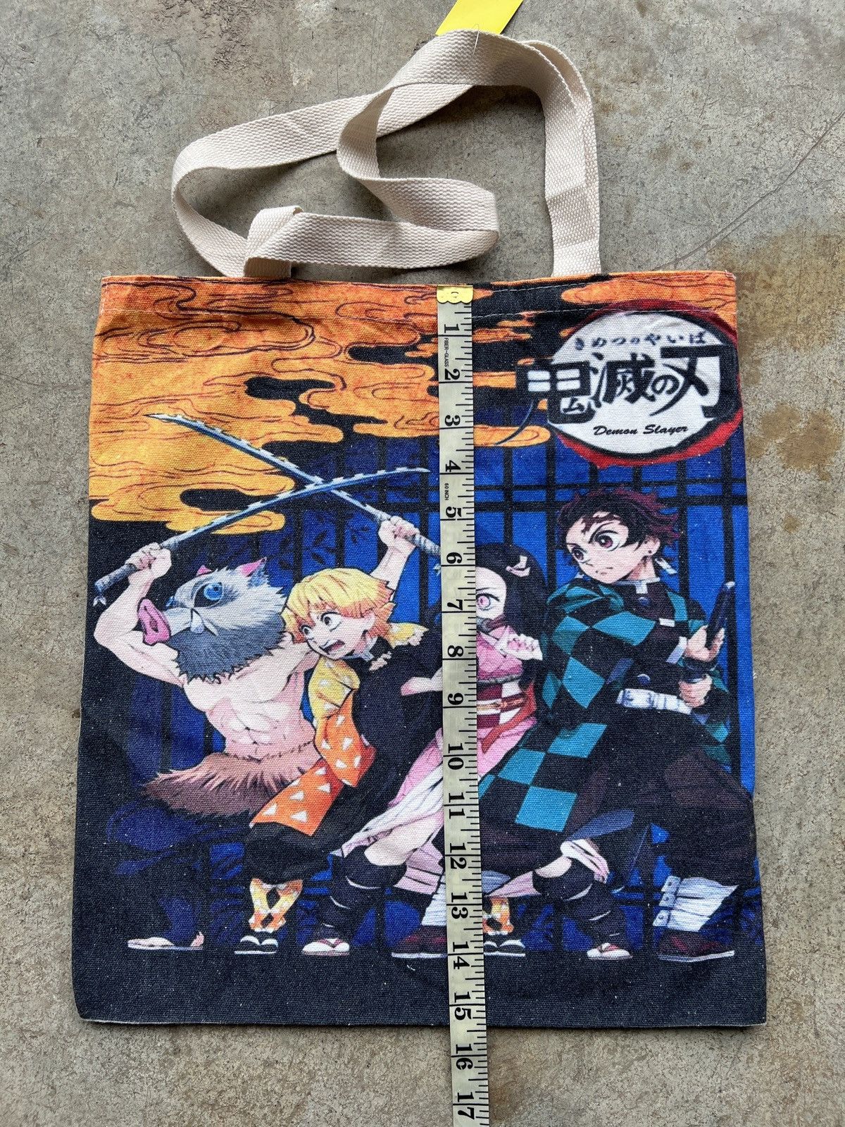 Anime Anime Demon Slayer Canvas Tote bag Size ONE SIZE - 6 Thumbnail