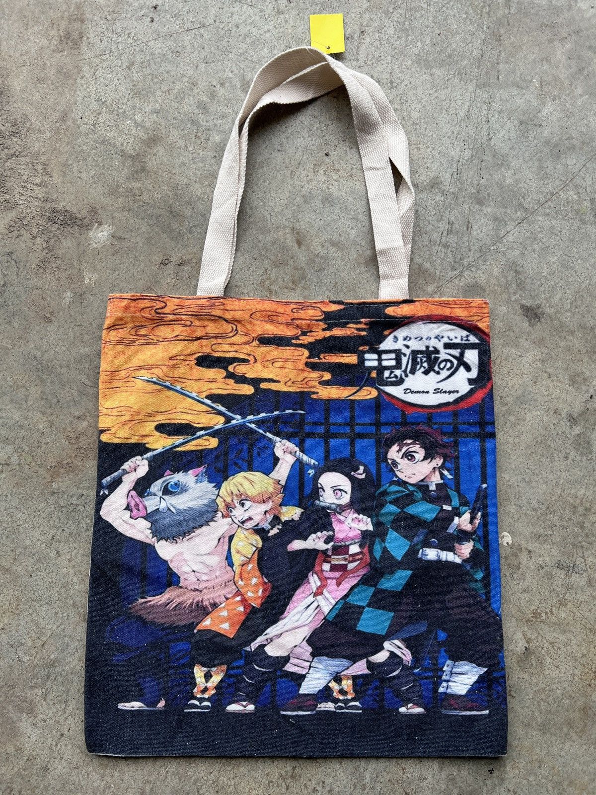 Anime Anime Demon Slayer Canvas Tote bag Size ONE SIZE - 1 Thumbnail
