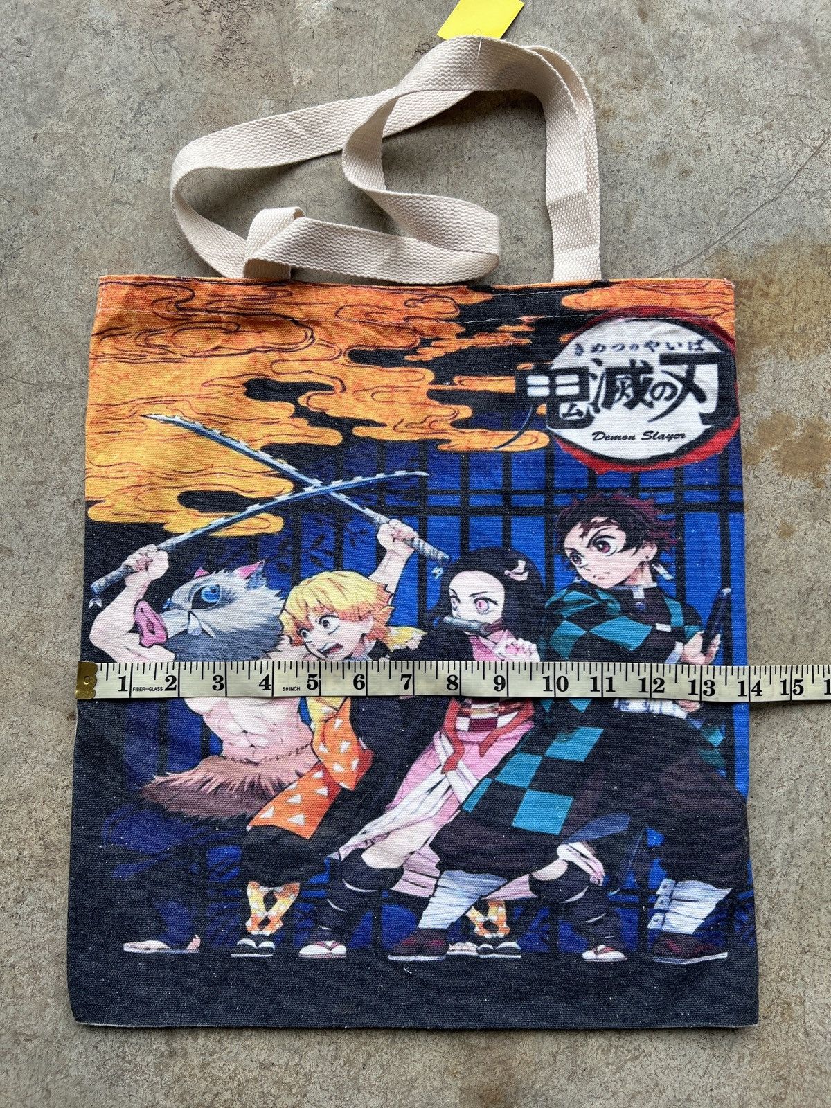 Anime Anime Demon Slayer Canvas Tote bag Size ONE SIZE - 5 Thumbnail