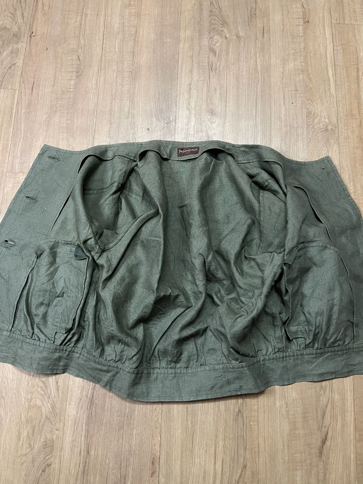 Yves Saint Laurent Vintage Yvesaintlaurent Hemp Jacket Size M / US 6-8 / IT 42-44 - 4 Thumbnail