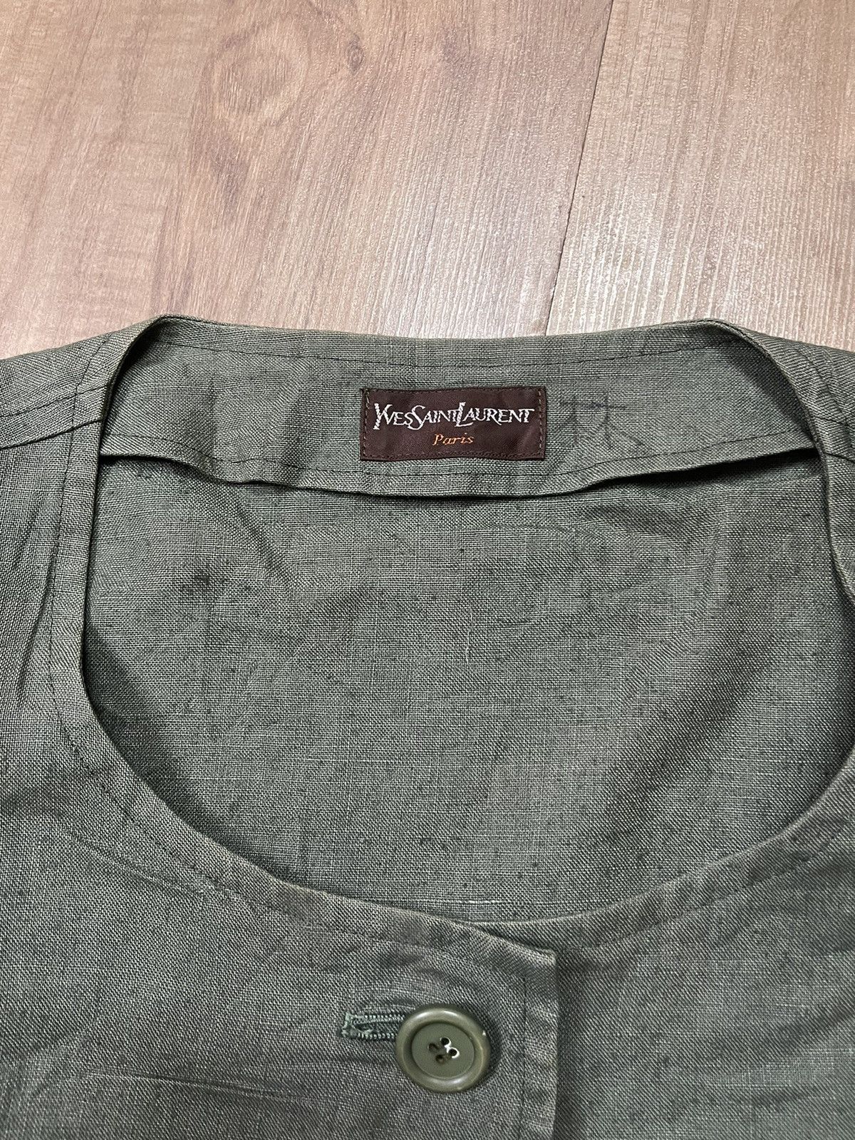 Yves Saint Laurent Vintage Yvesaintlaurent Hemp Jacket Size M / US 6-8 / IT 42-44 - 2 Thumbnail