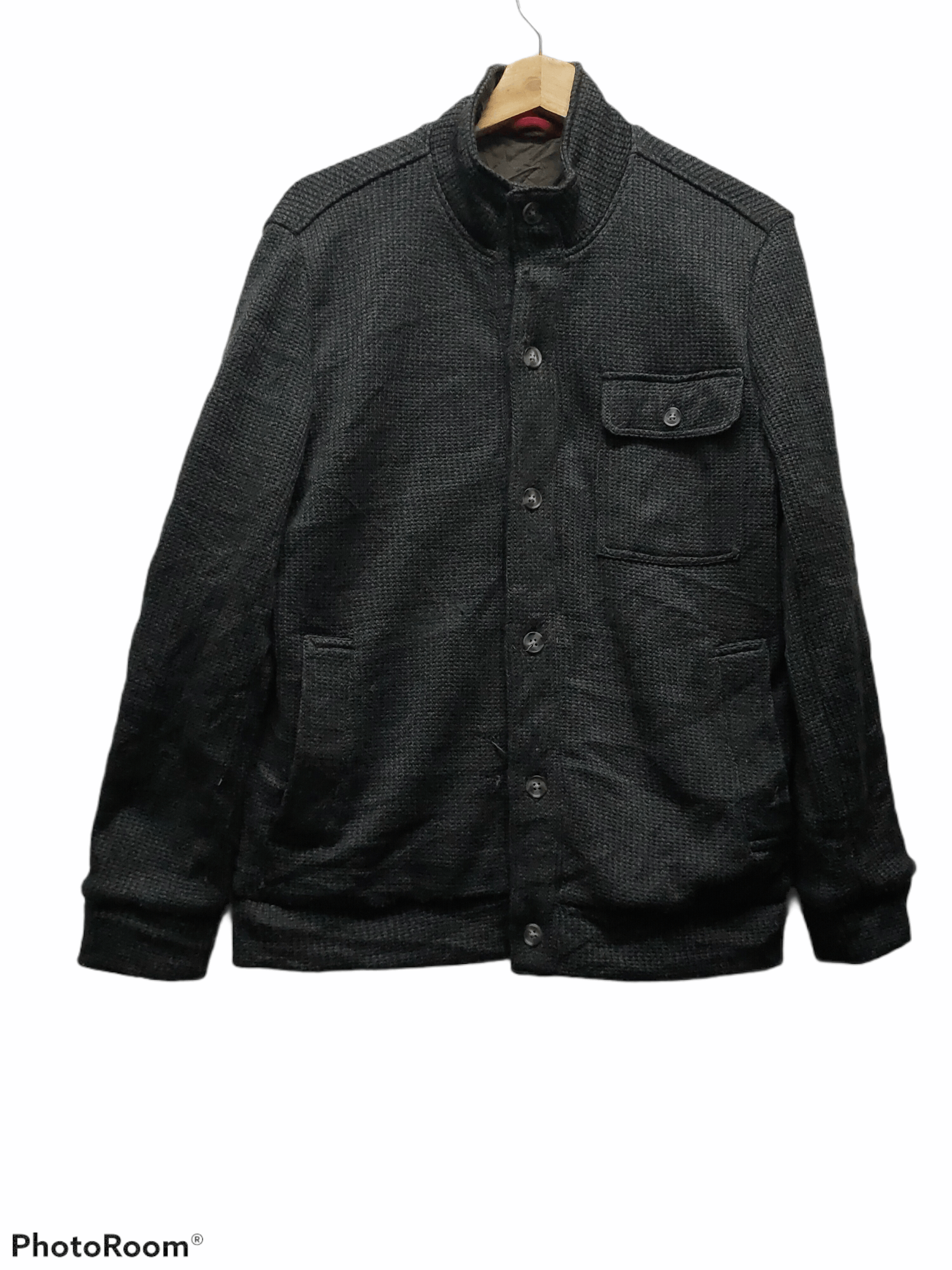 Kansai Yamamoto homme jacket button up graphite