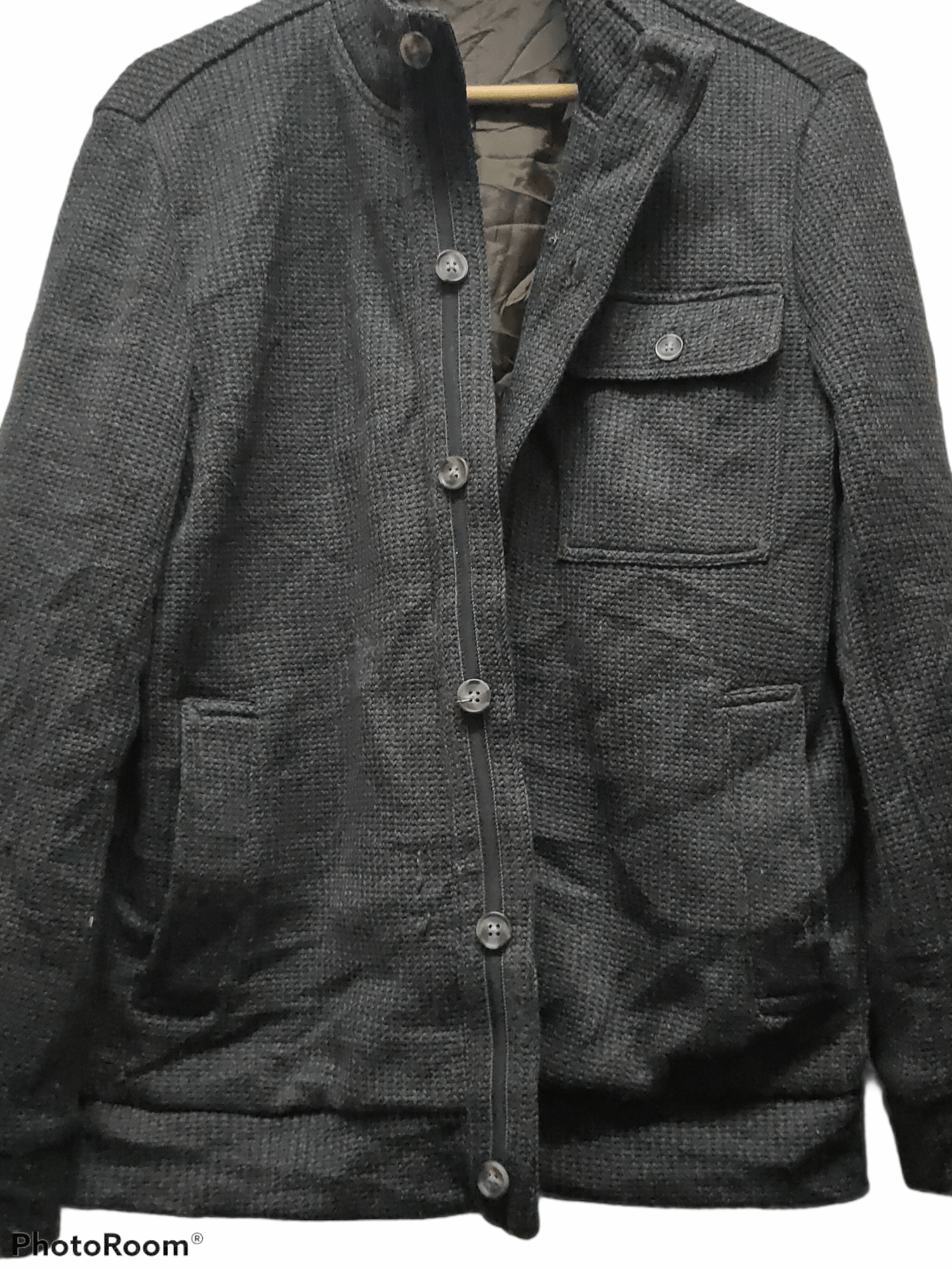 Kansai Yamamoto Kansai Yamamoto homme jacket button up graphite Size US M / EU 48-50 / 2 - 9 Thumbnail