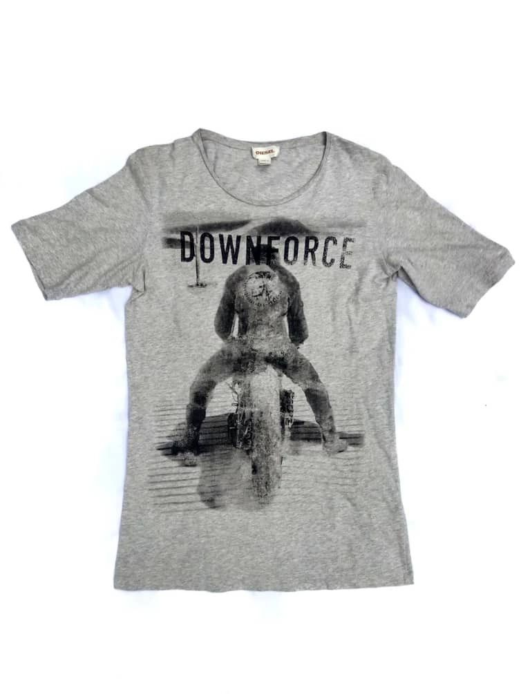 Diesel Diesel “DOWNFORCE” Moto Graphic Tee – Made in Turkey Size US S / EU 44-46 / 1 - 2 Thumbnail