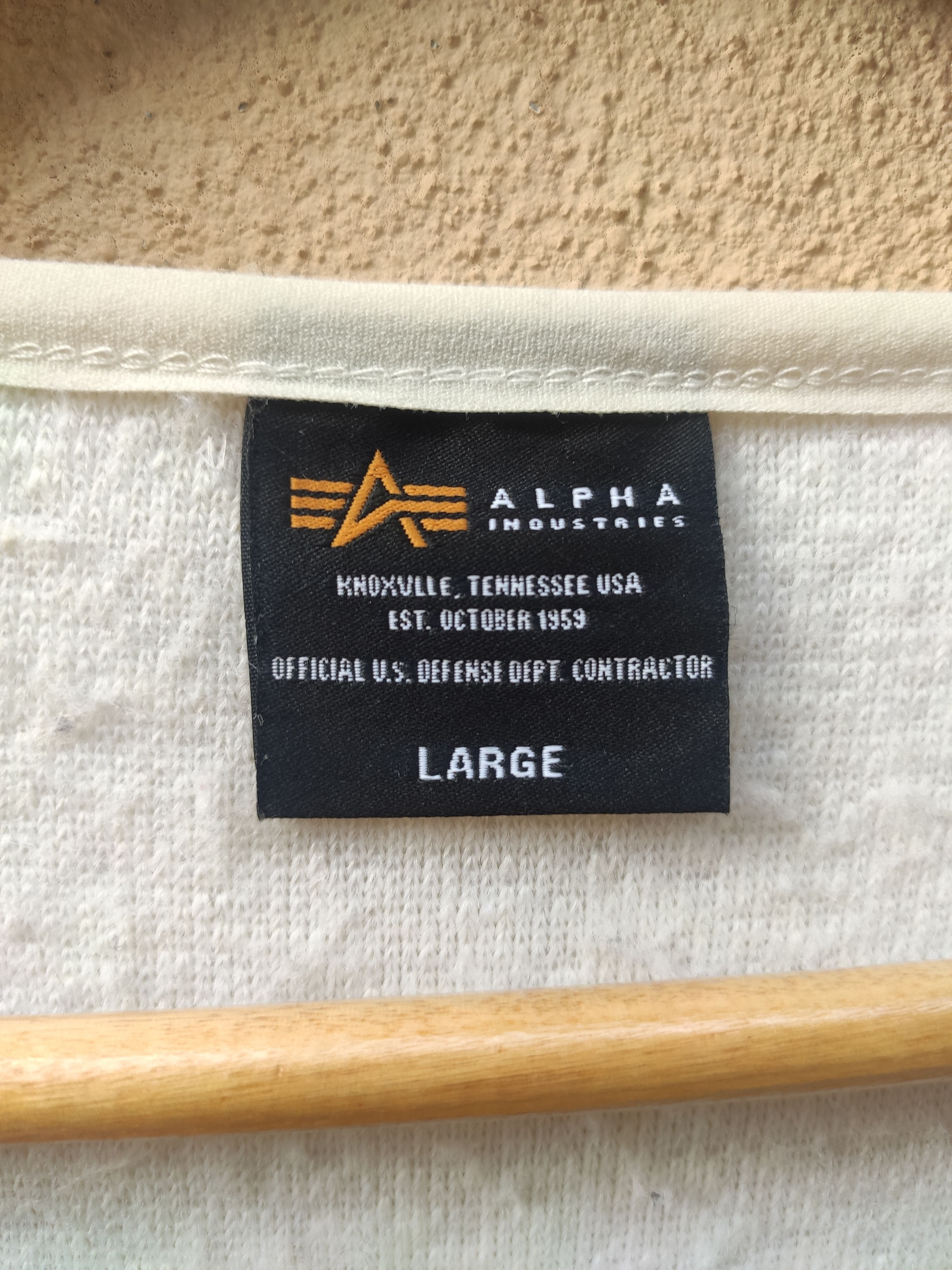 Alpha Industries Alpha Industries zipper fleece Size US M / EU 48-50 / 2 - 5 Thumbnail