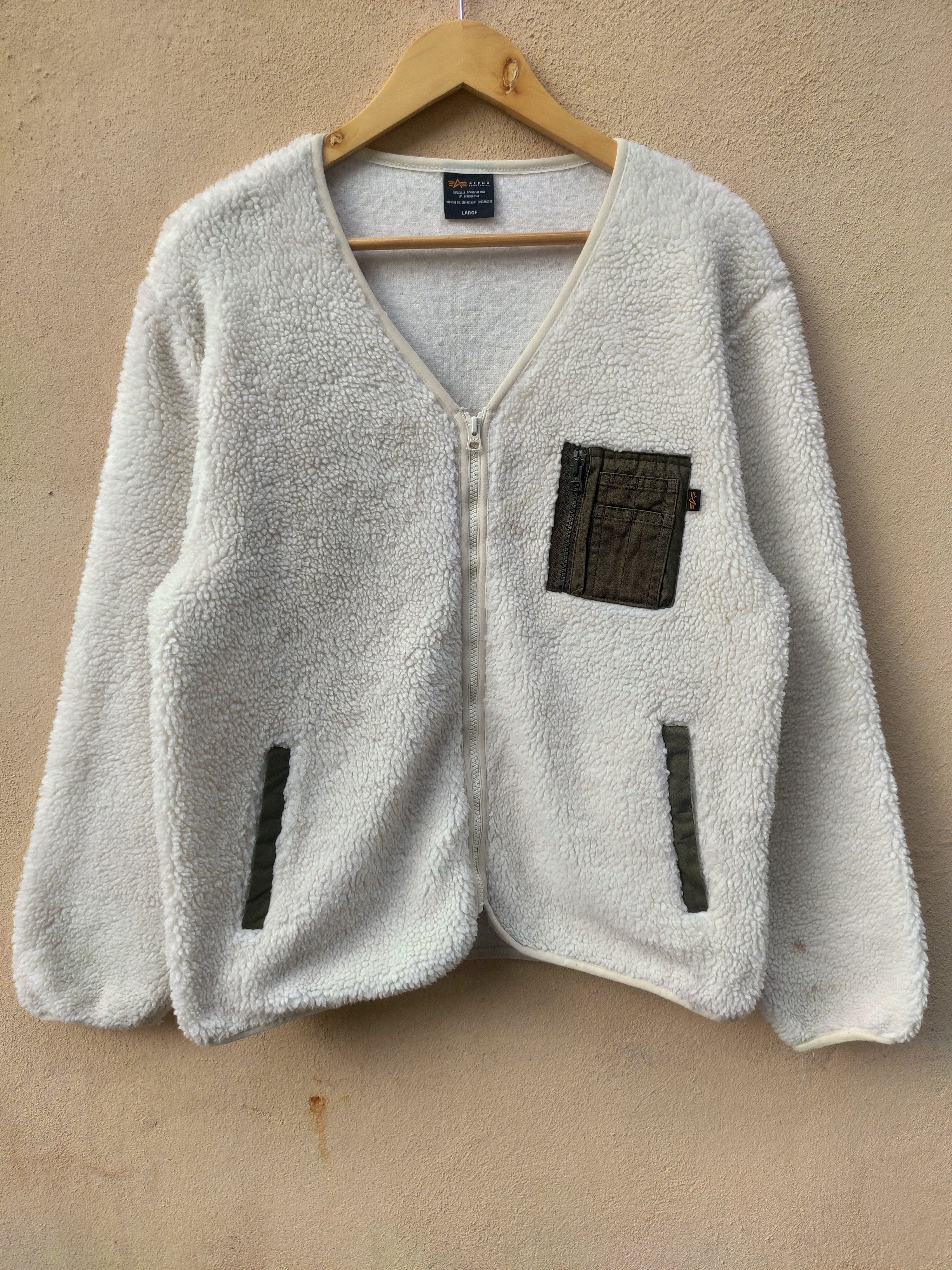 Alpha Industries Alpha Industries zipper fleece Size US M / EU 48-50 / 2 - 1 Thumbnail