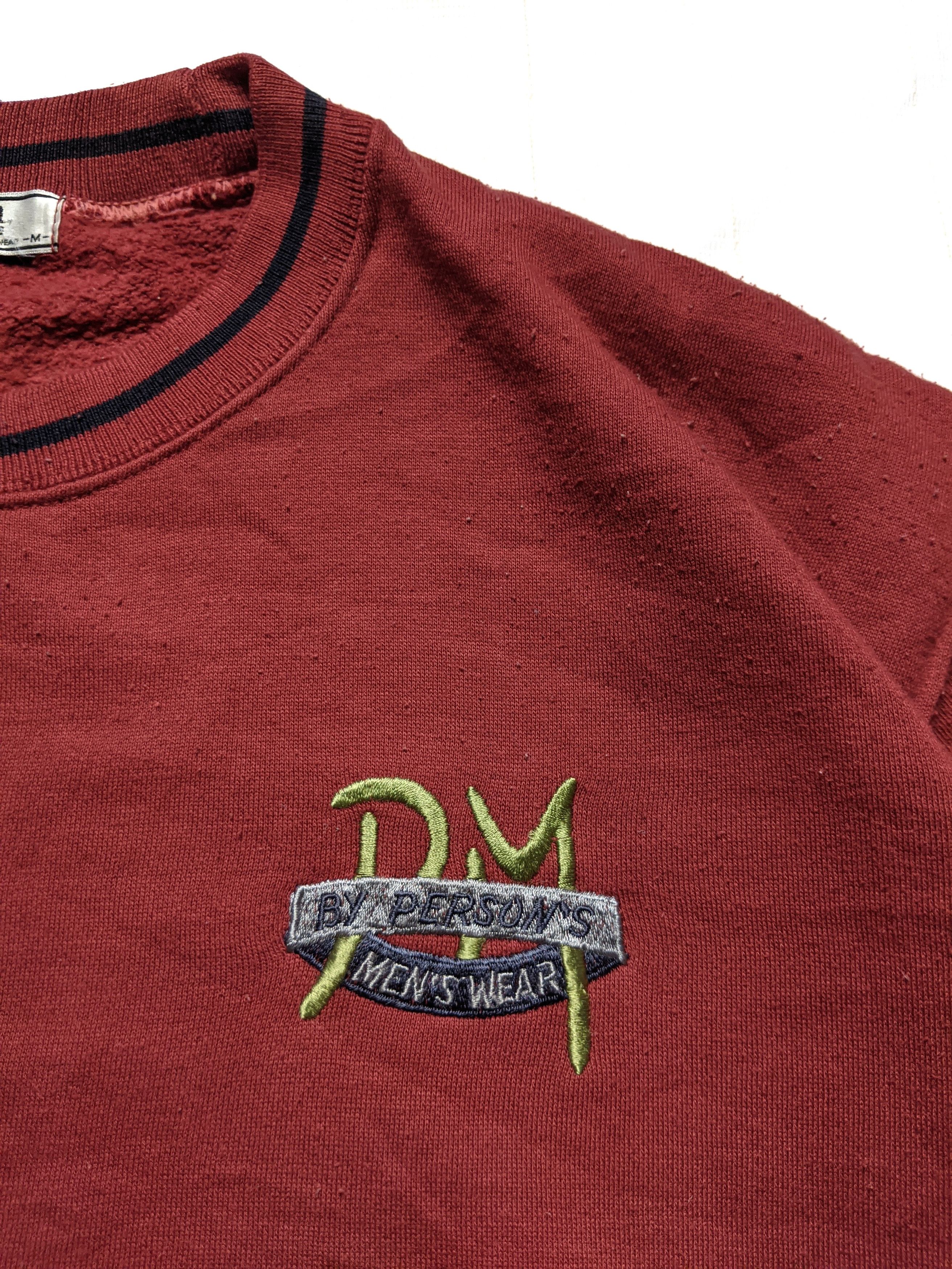 Japanese Brand × Vintage Vintage 90s Person's Embroidered Logo Cool Design Sweatshirt Size US M / EU 48-50 / 2 - 2 Thumbnail