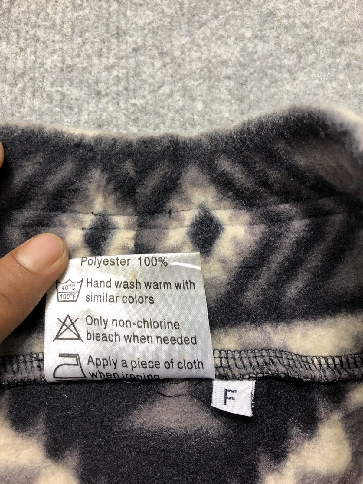 Japanese Brand × Native × Vintage Vintage Ocean Motion Kapital Style Fleece Sweater Size US L / EU 52-54 / 3 - 9 Thumbnail