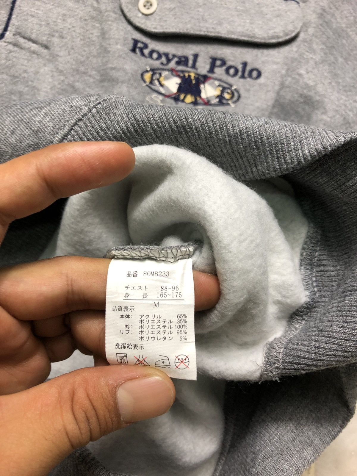 Japanese Brand × Vintage Vintage Royal Polo Sports Club Pocket Sweatshirt Size US M / EU 48-50 / 2 - 8 Thumbnail