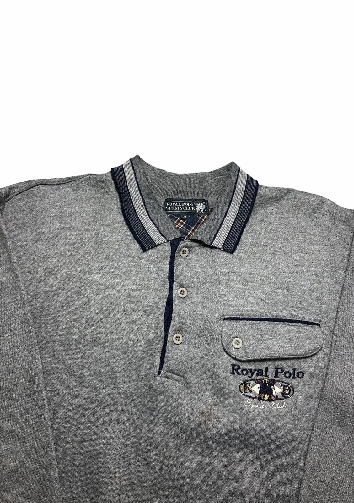 Japanese Brand × Vintage Vintage Royal Polo Sports Club Pocket Sweatshirt Size US M / EU 48-50 / 2 - 4 Thumbnail