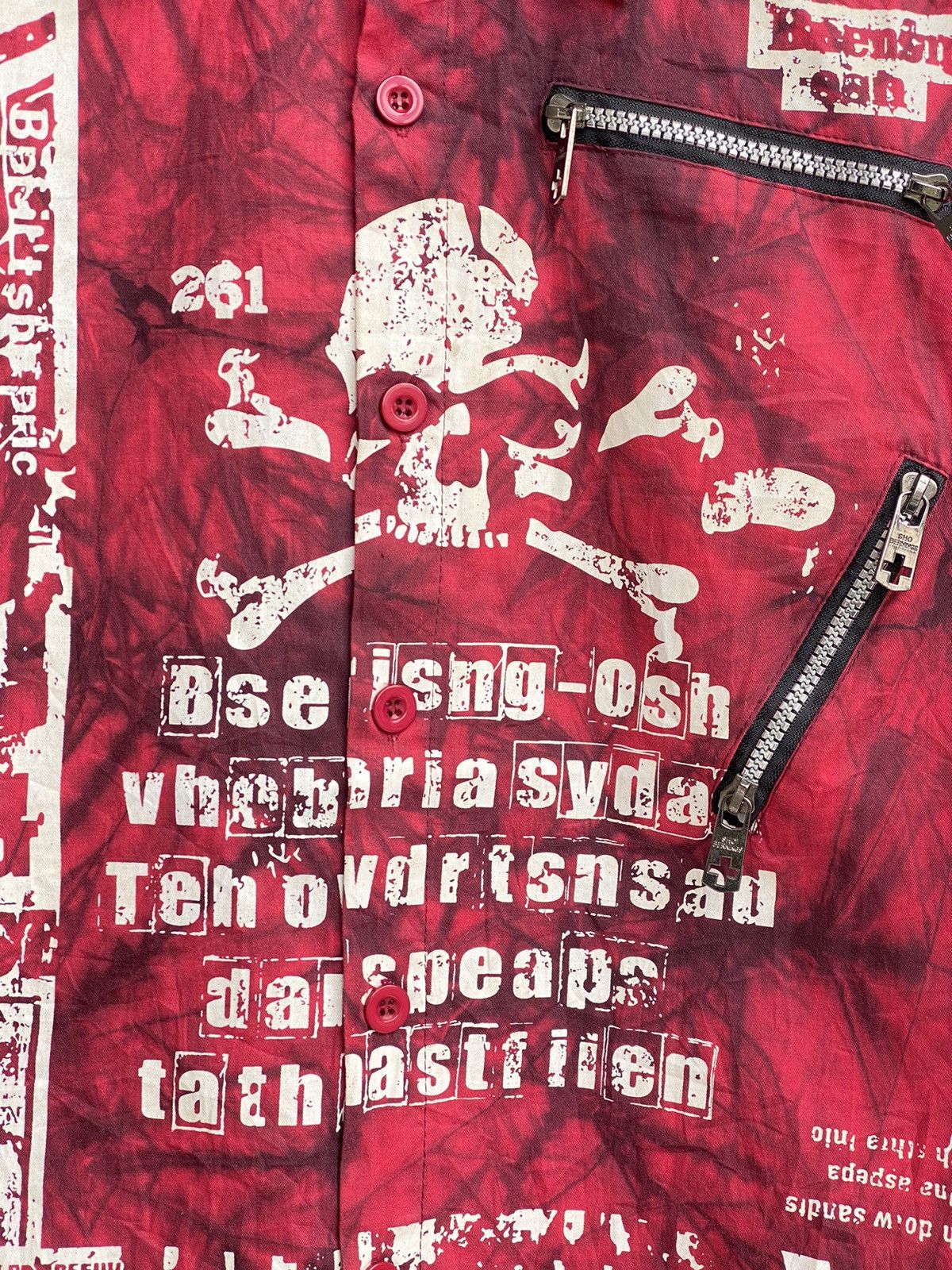 Japanese Brand Vintage Bernings Sho Skulls Shirts / Mastermind Hysteric Size US M / EU 48-50 / 2 - 3 Thumbnail