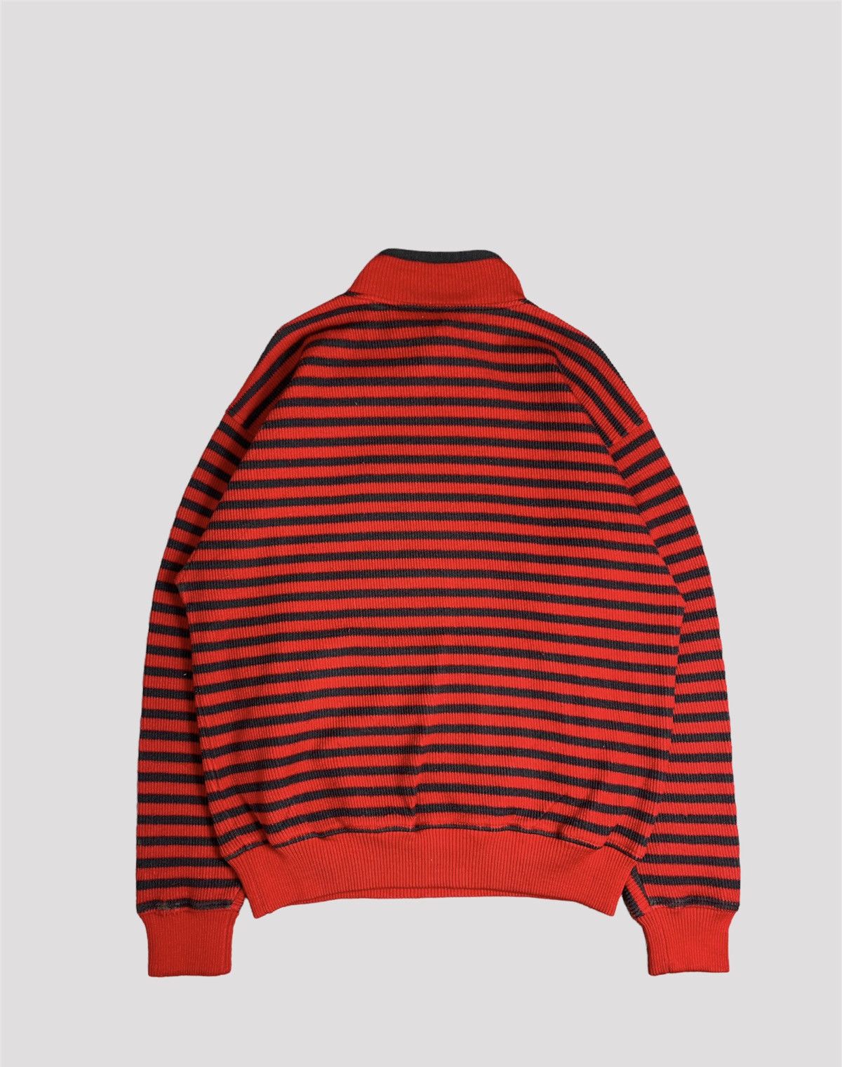 Japanese Brand × Vintage Vintage 90s Pia Sports Patch Logo Striped Sweatshirt Size US L / EU 52-54 / 3 - 9 Thumbnail