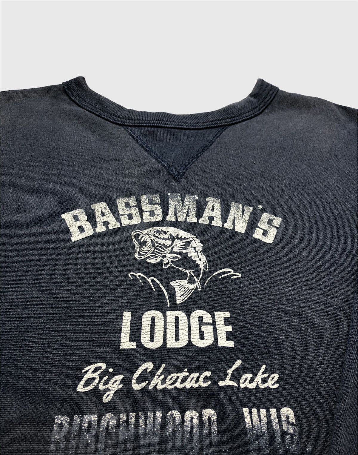Vintage Vintage 80s American Bassman’s Lodge Fishing Sweatshirt Size US M / EU 48-50 / 2 - 5 Thumbnail