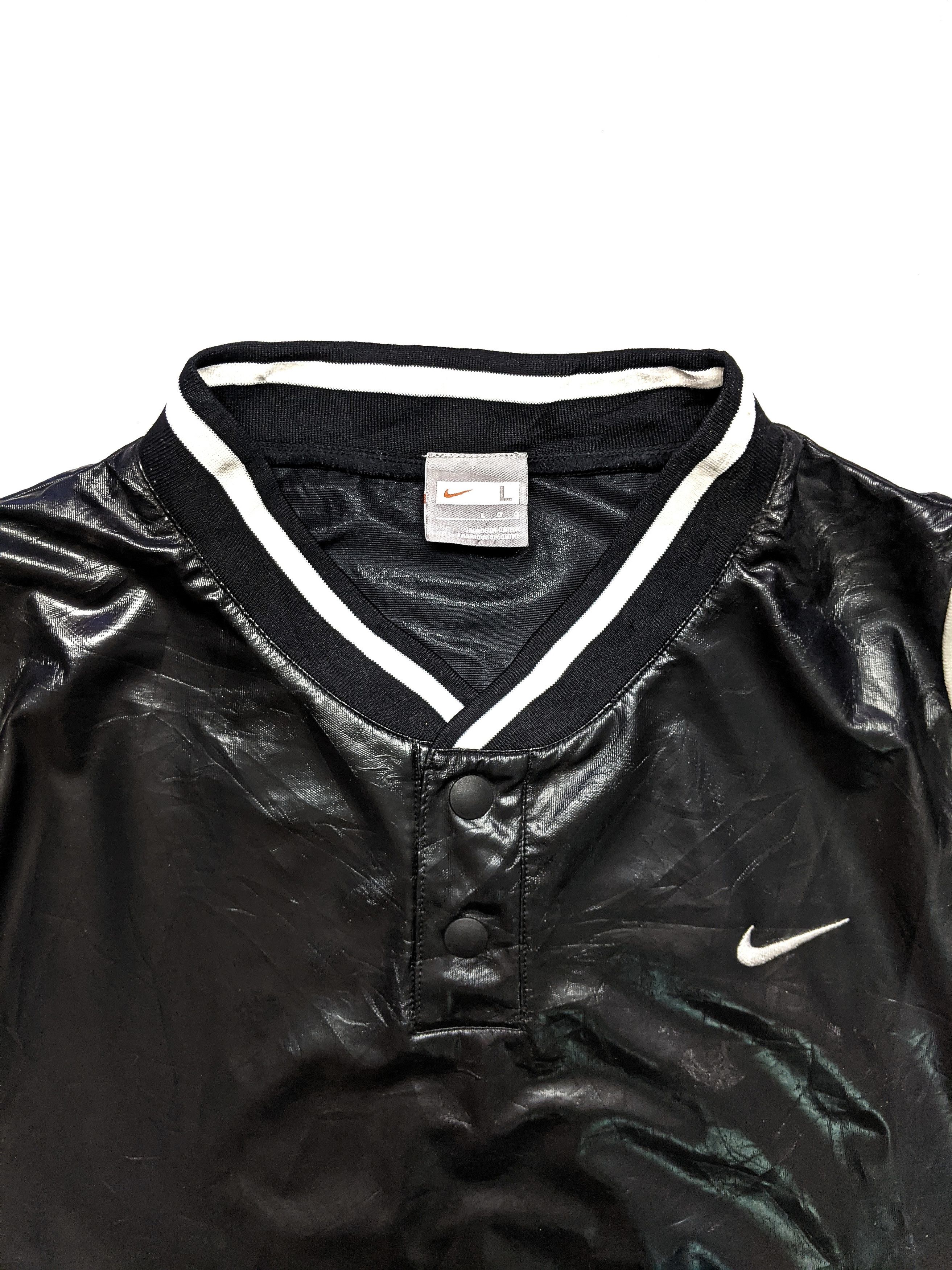 Nike × Vintage Vintage 90s Nike Baseball Big Logo Jersey Size US L / EU 52-54 / 3 - 2 Thumbnail