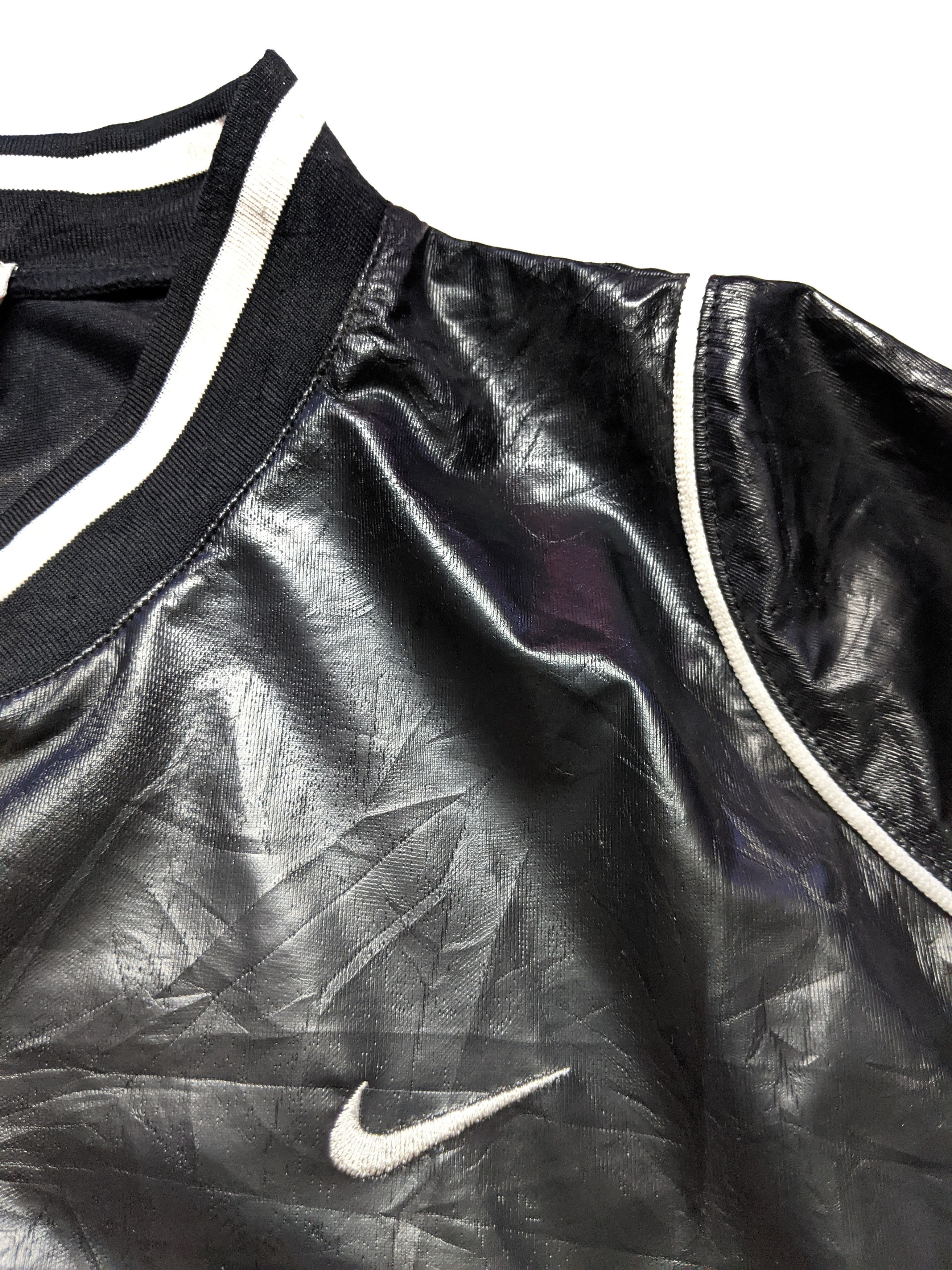 Nike × Vintage Vintage 90s Nike Baseball Big Logo Jersey Size US L / EU 52-54 / 3 - 3 Thumbnail