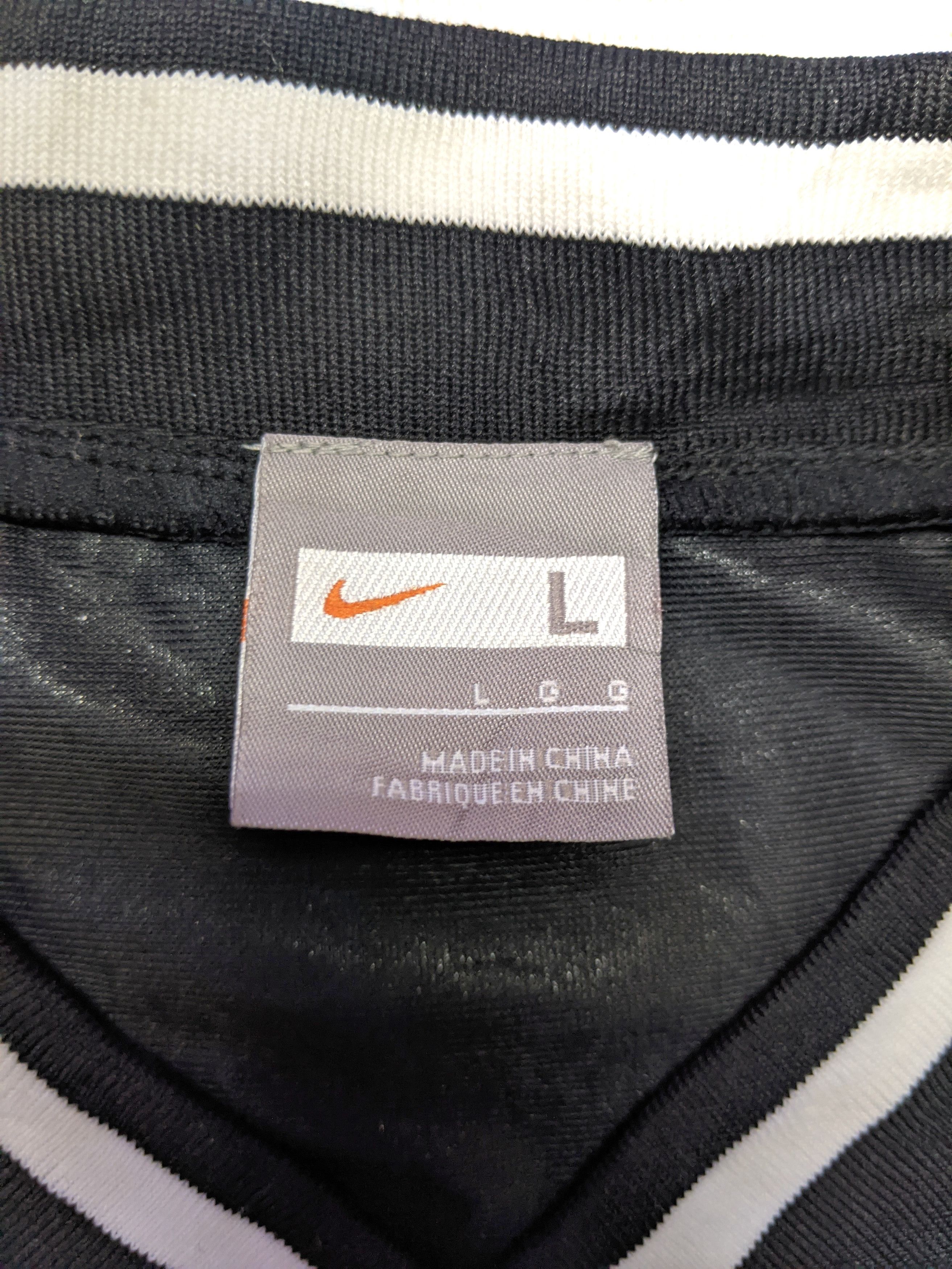 Nike × Vintage Vintage 90s Nike Baseball Big Logo Jersey Size US L / EU 52-54 / 3 - 6 Thumbnail