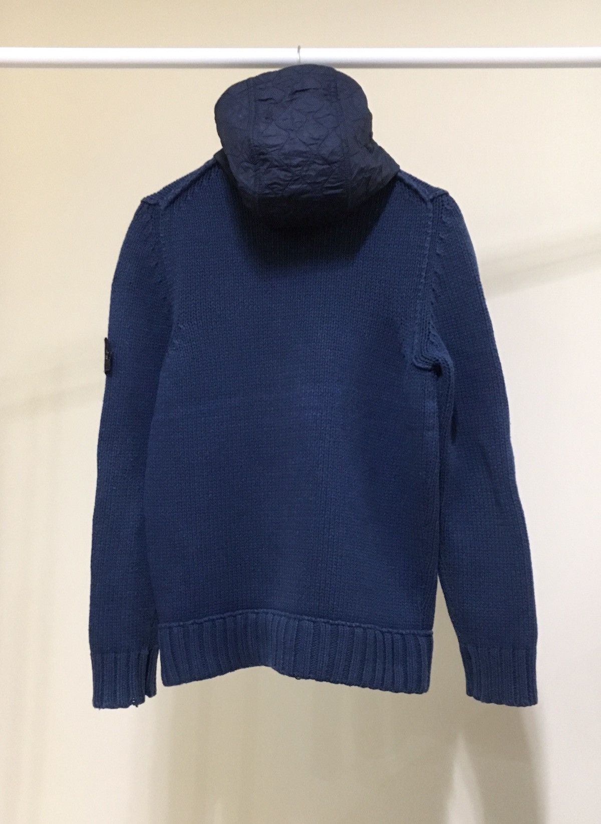 Stone Island Hooded cardigan in lambswool | Grailed