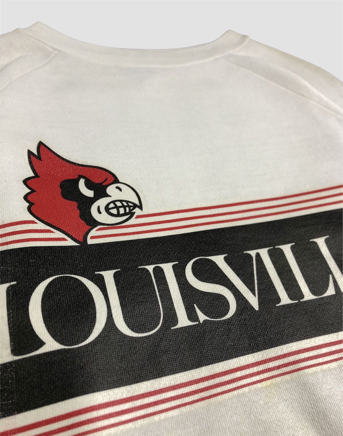 NFL × Vintage Vintage 90s Louisville Cardinals Big Logo Sweatshirt Size US M / EU 48-50 / 2 - 5 Thumbnail