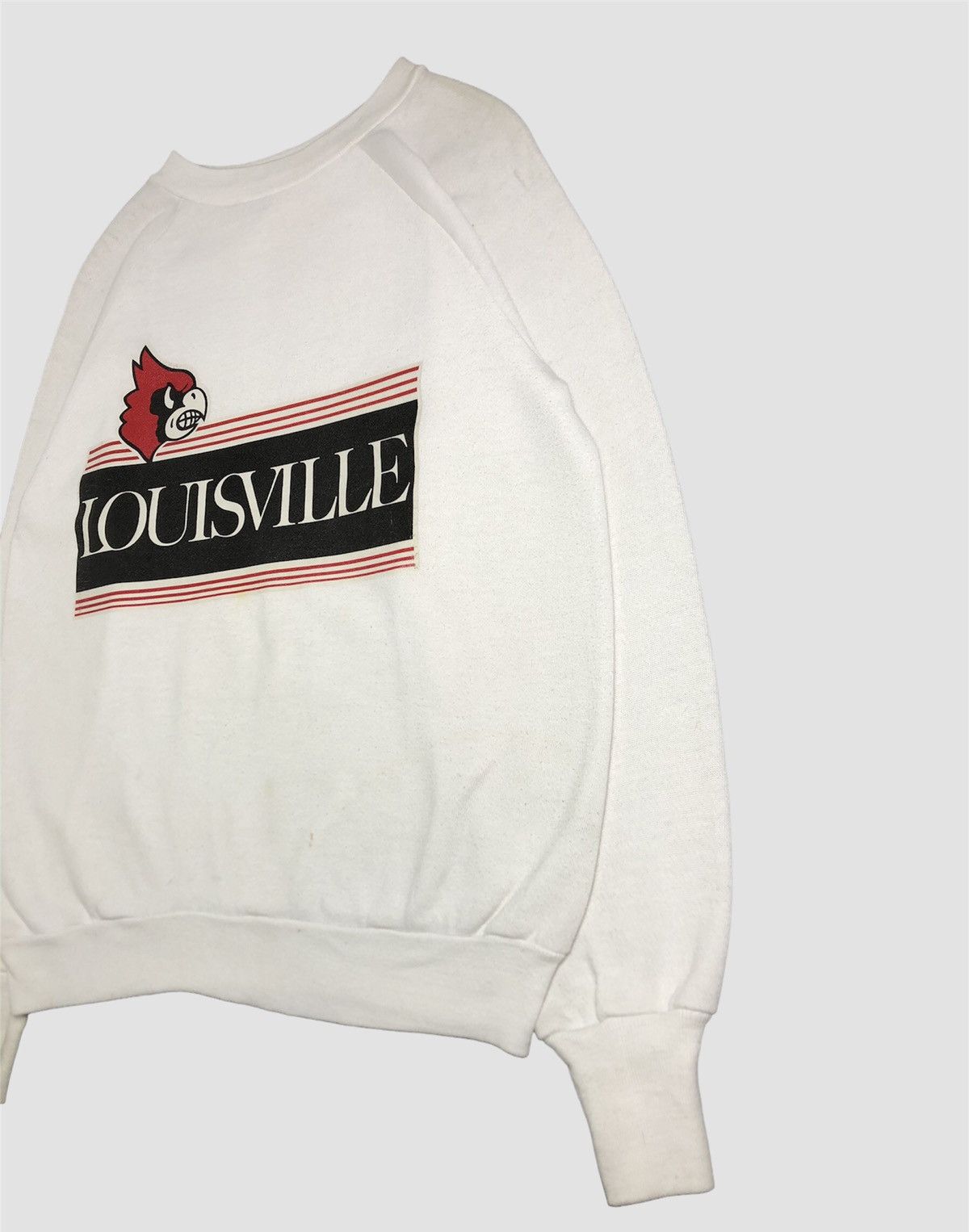 NFL × Vintage Vintage 90s Louisville Cardinals Big Logo Sweatshirt Size US M / EU 48-50 / 2 - 3 Thumbnail