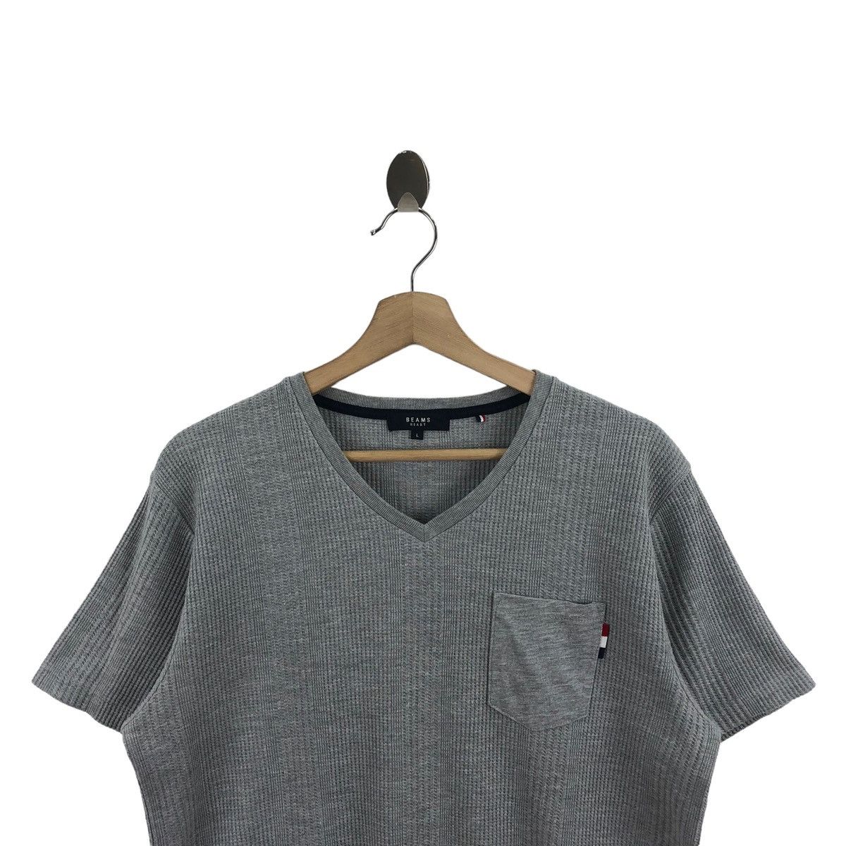 Pick!! Vtg BEAMS HEARTS Pocket Tee Tshirt Pullover