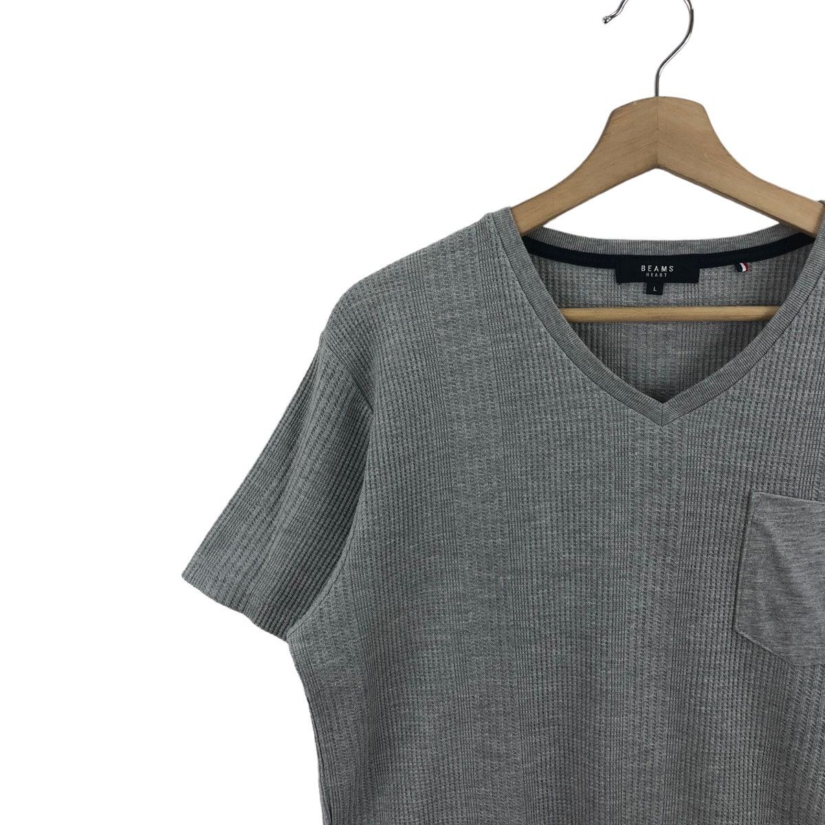 Pick!! Vtg BEAMS HEARTS Pocket Tee Tshirt Pullover