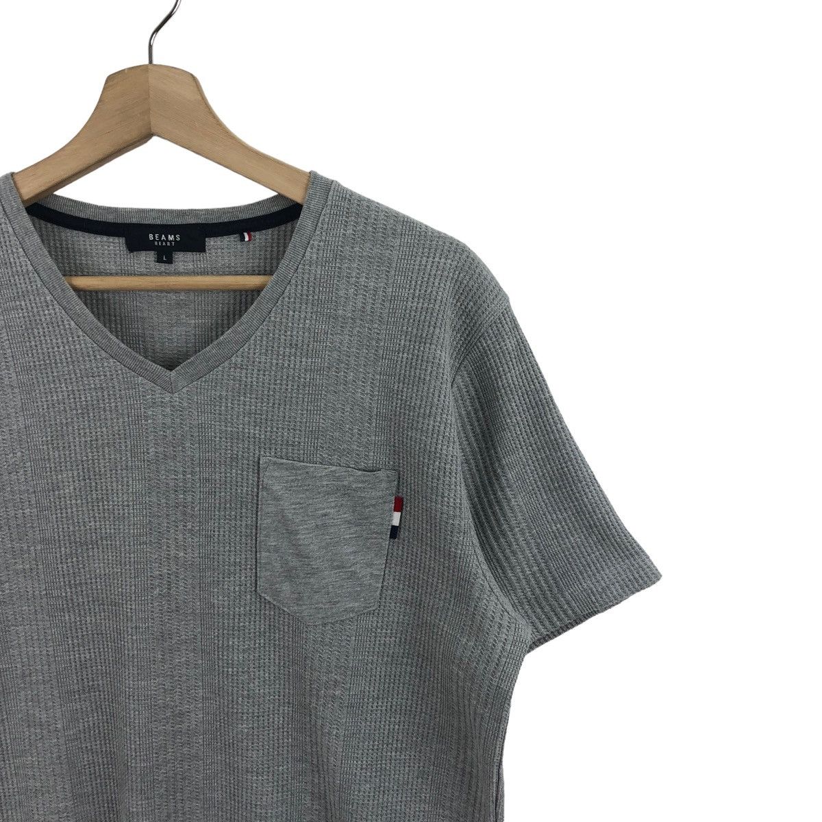 Pick!! Vtg BEAMS HEARTS Pocket Tee Tshirt Pullover